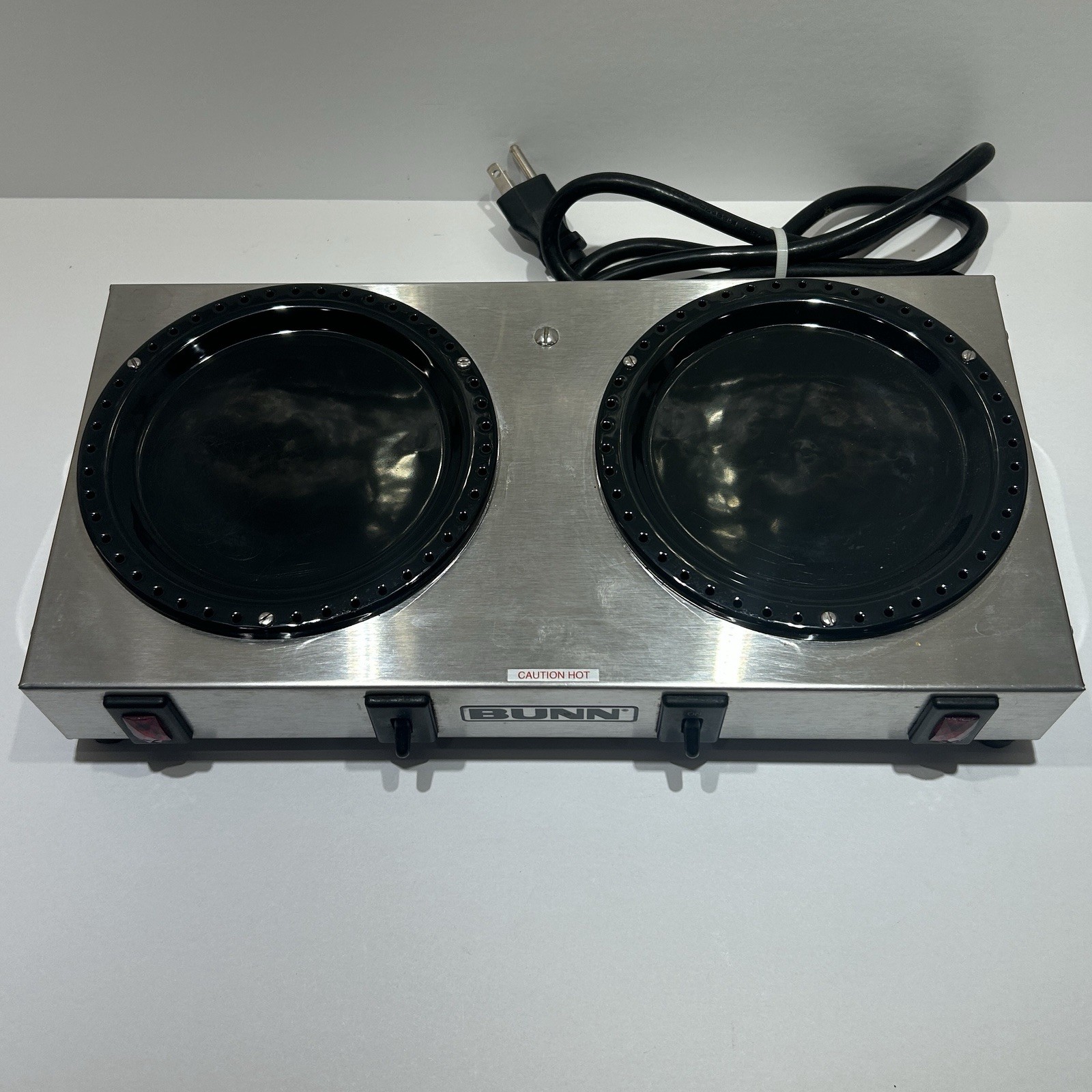 BUNN WX-2 Commercial Stainless Steel Dual Coffee Pot Warmer – Tested Works