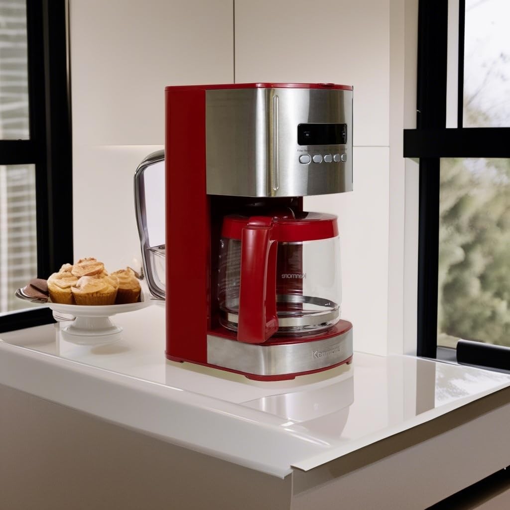 Kenmore Drip Coffee Maker – Programmable Cafe Machine With Glass Pot, Regular &