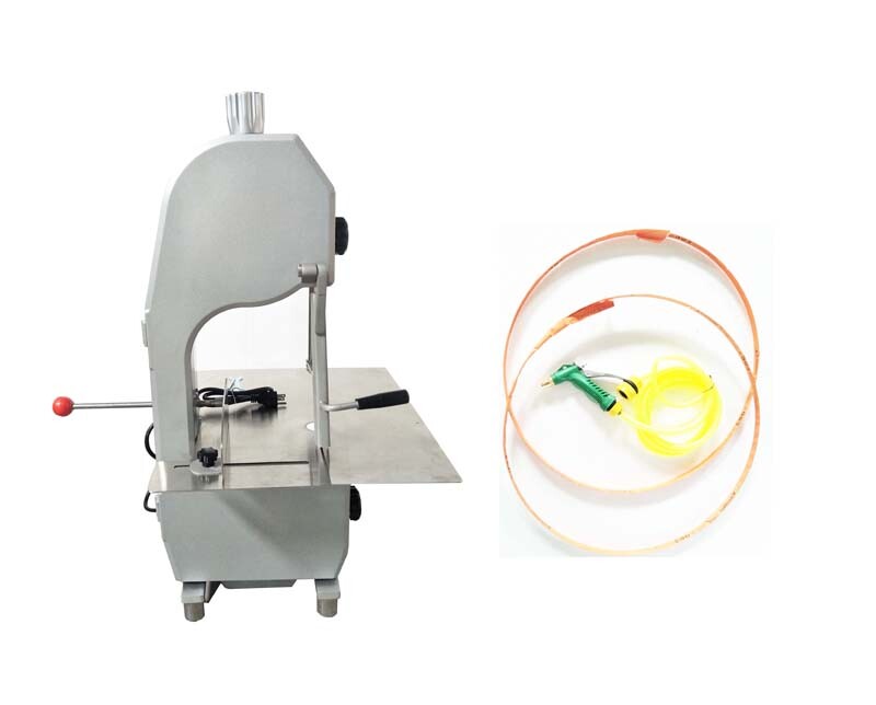 PreAsion Electric Meat Bone Saw Machine Frozen Bone Cutting with Two Blades