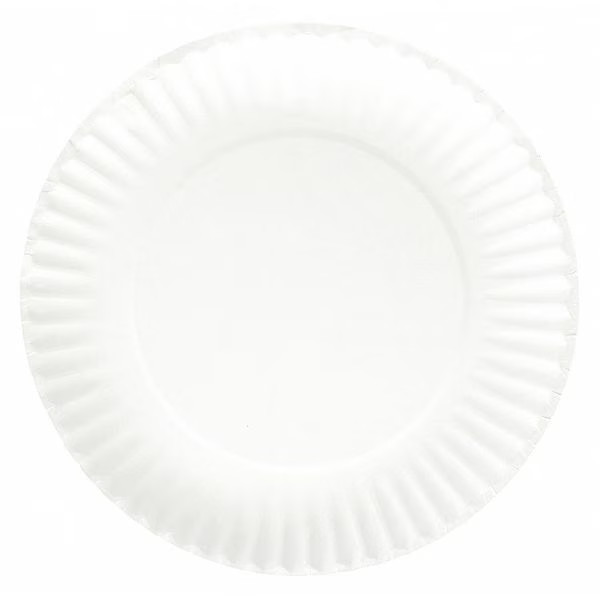 Manufacturer Varies Paper, Plate, Round, 6″, White, PK1000 E30200 Manufacturer