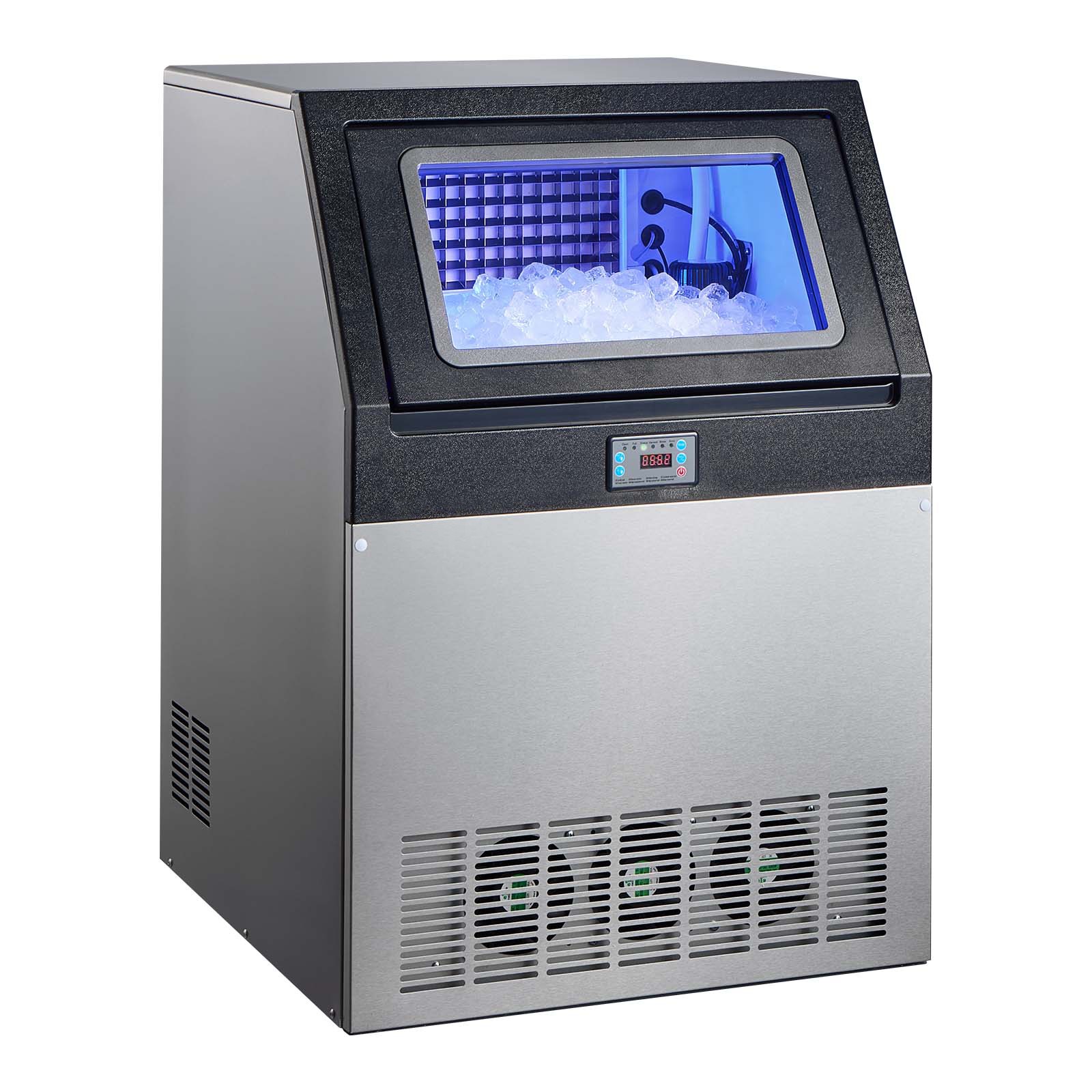 VEVOR Commercial Ice Maker 440 lbs/24h Ice Machine 85 lbs Storage Bar Restaurant
