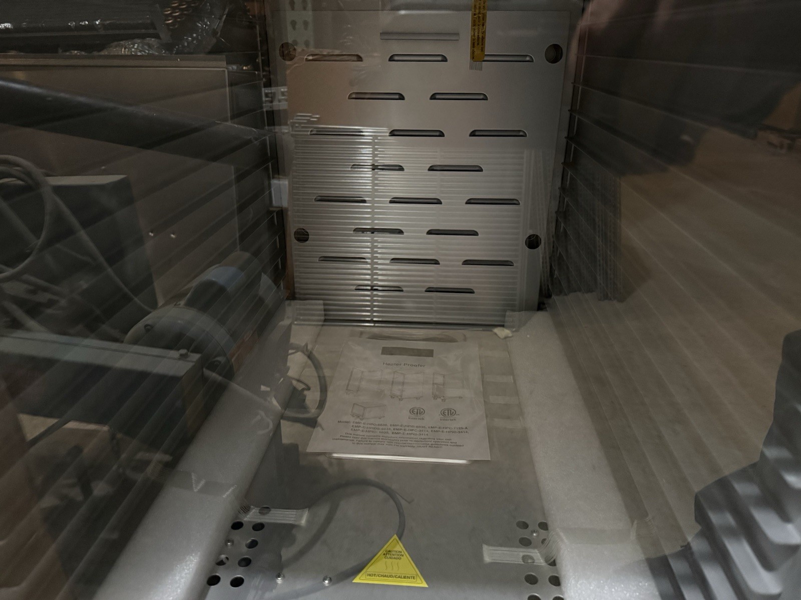 NEW Heater proofer, EMPURA HPIC-3414 1500W, Insulated door, 3′ casters, 185°F