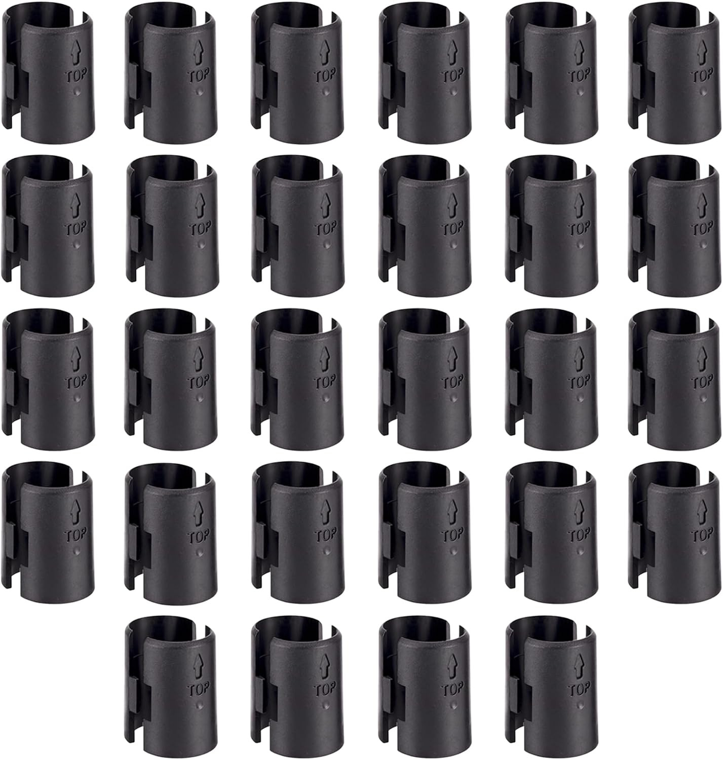 Wire Shelf Clips 54-Pack for 1″ Post Shelvings,27 Pairs Wire Rack Lock Clip Repl