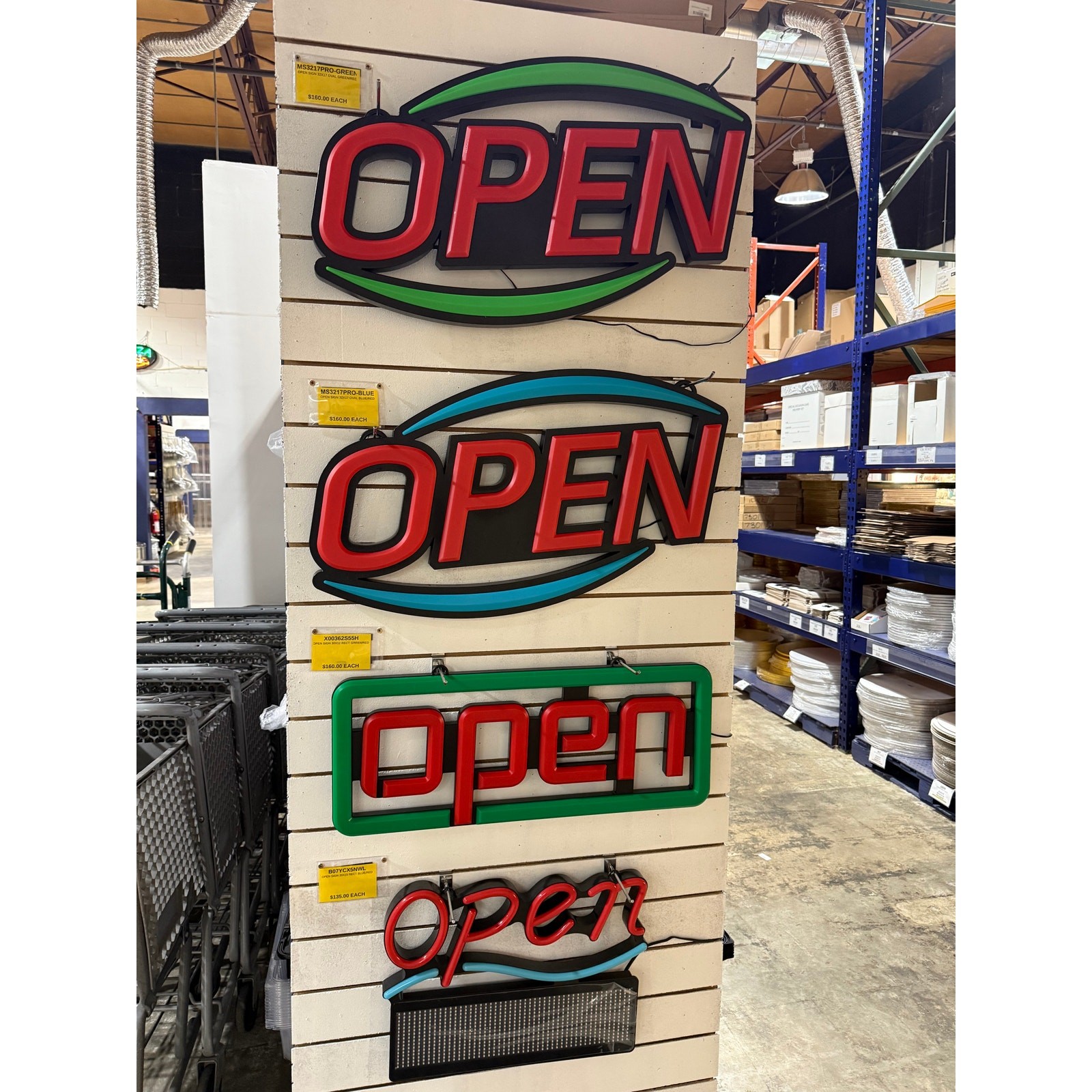 Restaurant Open Signs – Price Varies