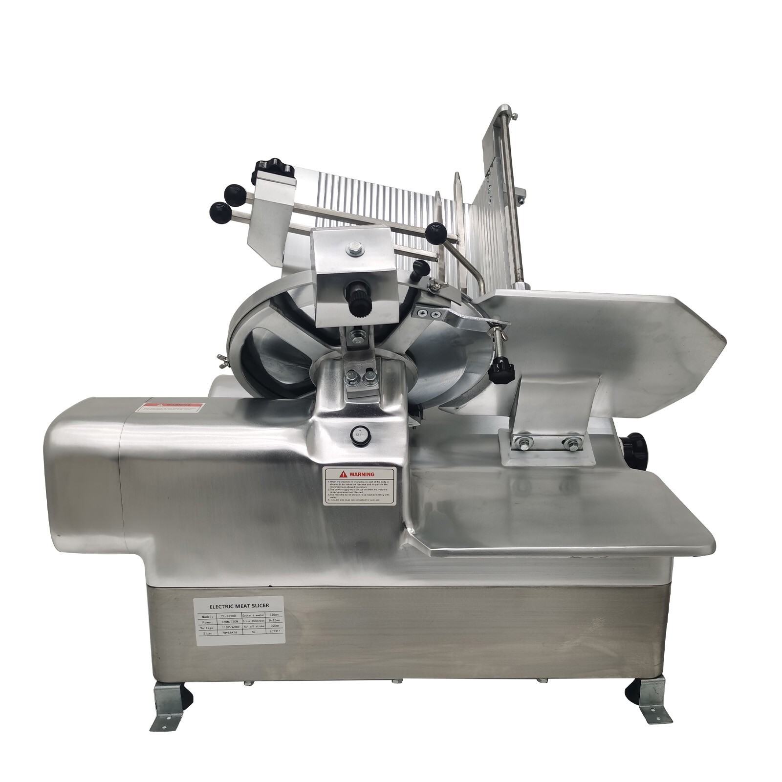 Automatic Commercial Meat Slicer Machine 110V Beef Mutton Roll Slicer Frozen Mea