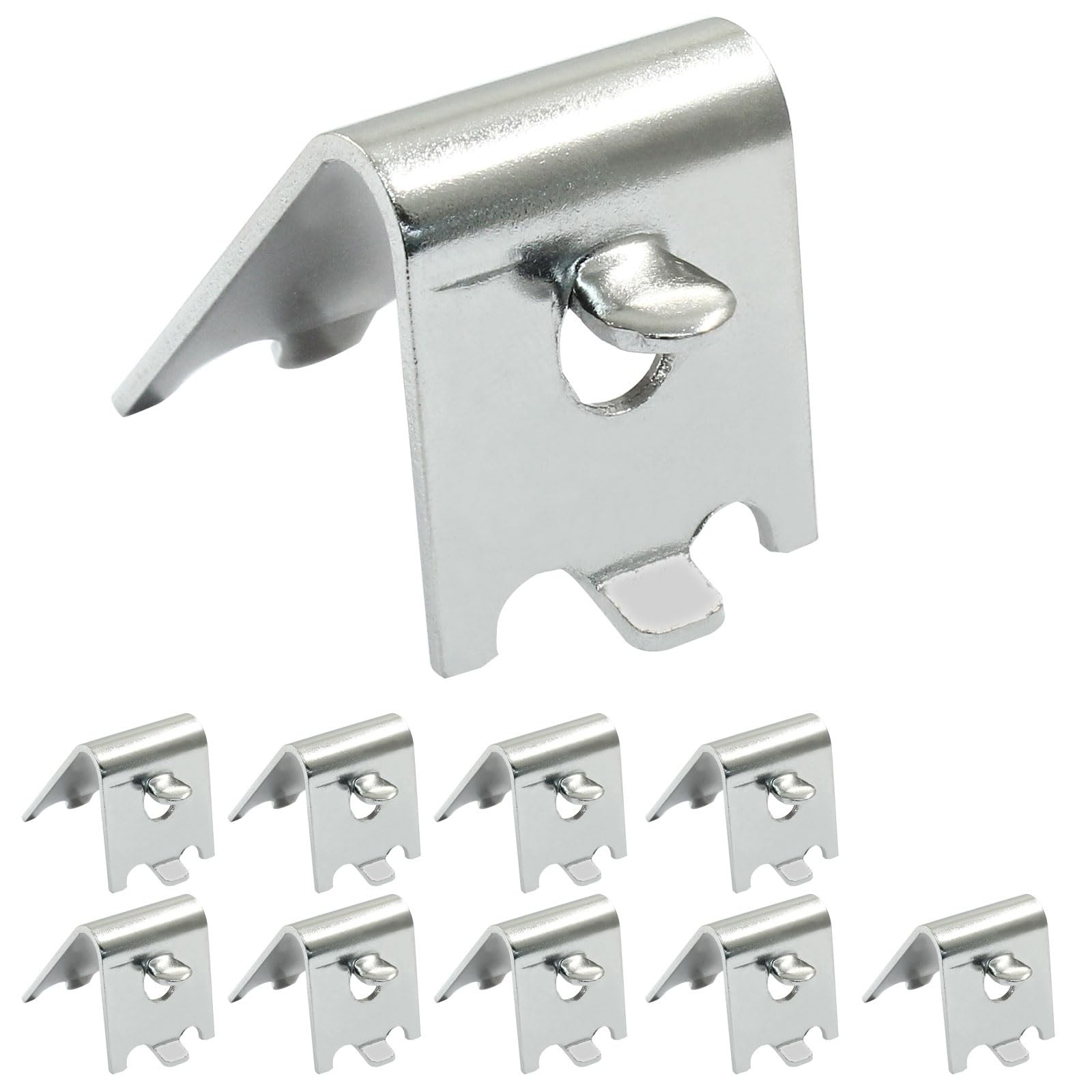 10PCS Freezer Shelf Clips Metal Refrigerator Freezer Shelf