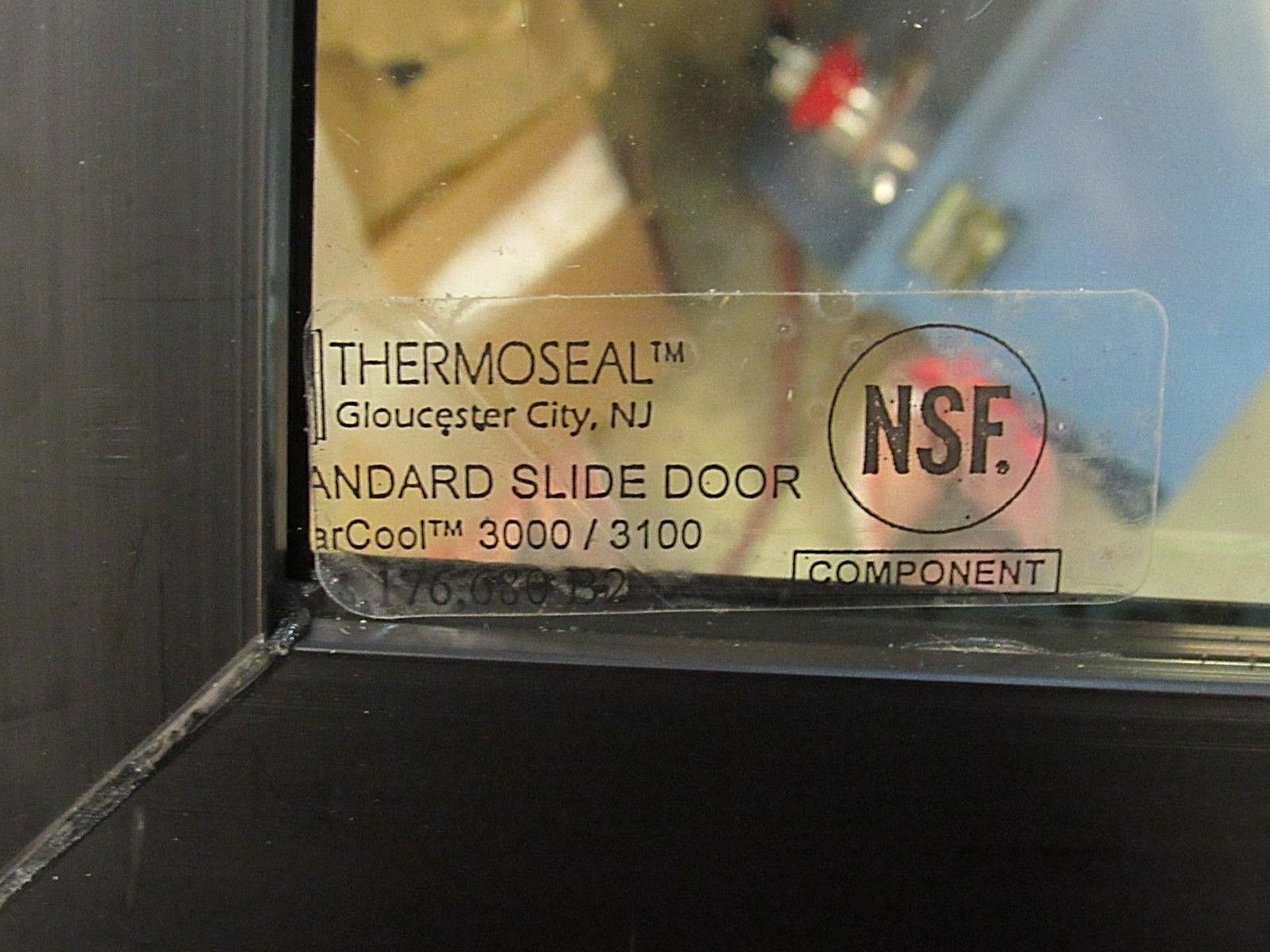 No Name Sliding Glass Cooler Door 24-3/4″ Width X 50-1/5″ High New