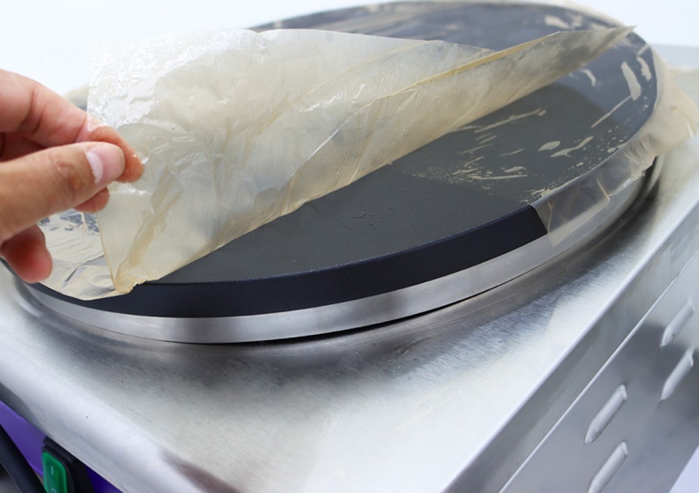 PreAsion Commercial Crepe Make Machine Electric Single Crepe Maker and Griddle P