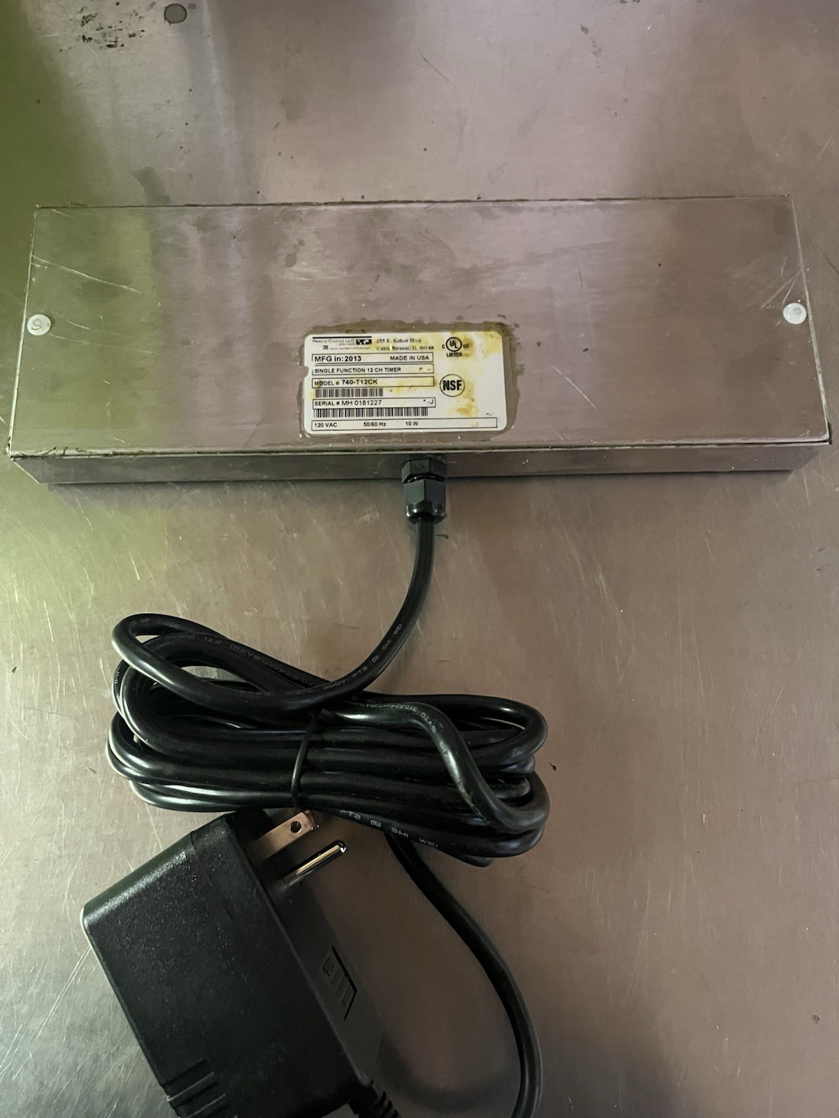 Prince Castle 740-T12CK Digital 12-ChanneL Timer used