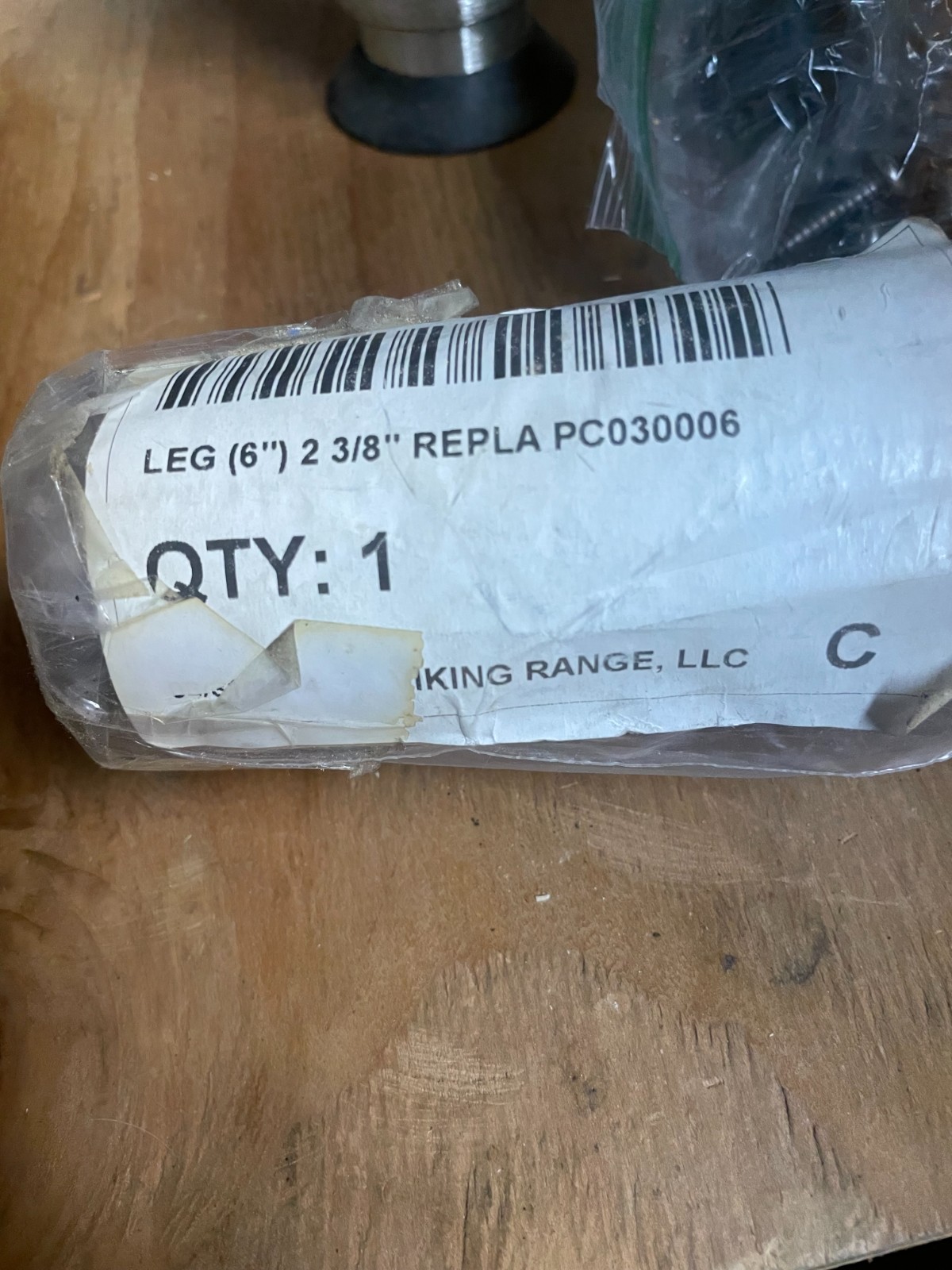 Viking Range Replacement Leg PC030018 Leg 6″ Sub From PC030006