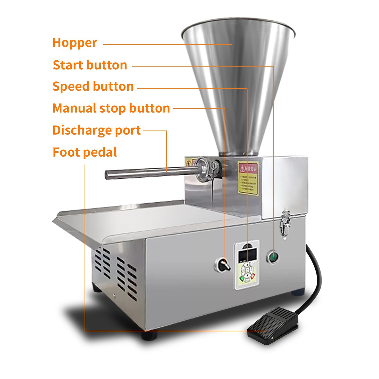 Commercial Automatic Sausage Stuffing Machine,Meat Filling Machine 4 Tube