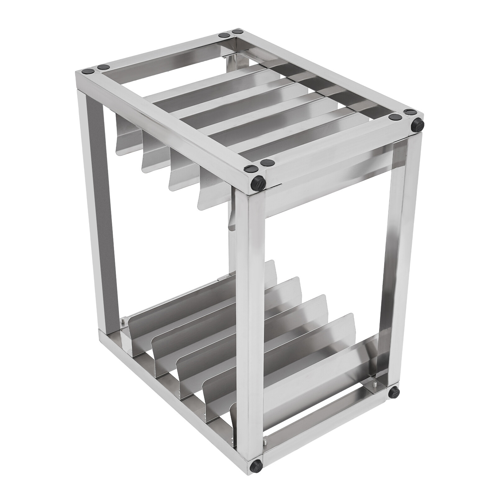 6 tire End Load Half Height Bakery Bun Dough Baking Sheet Pan Rack Commercial