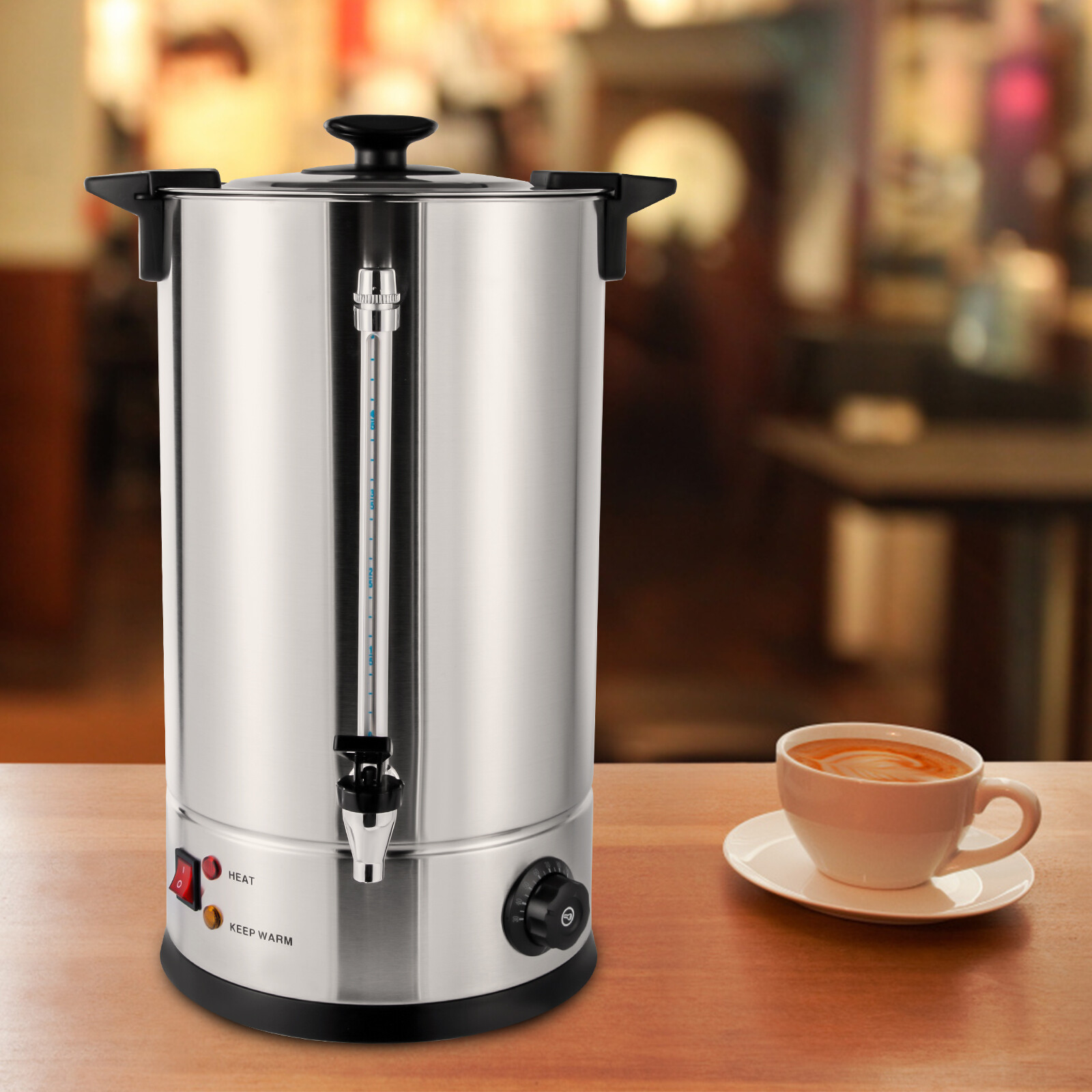 15L Large Coffee Urn Machine Maker Big Office Commercial Dispenser Hot Water