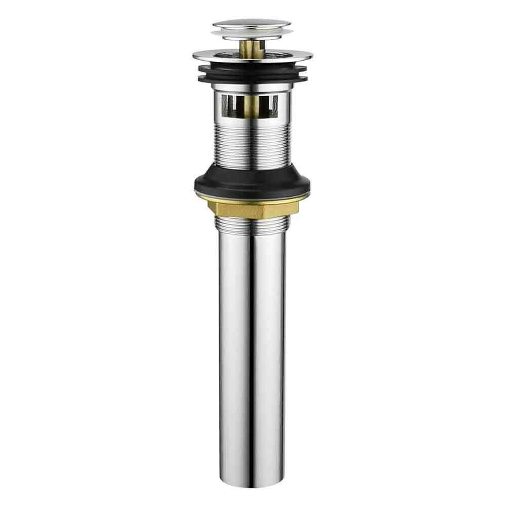 4402015 Lavatory Sink Pop Up Drain Assembly with Overflow -Chrome Plated Brass