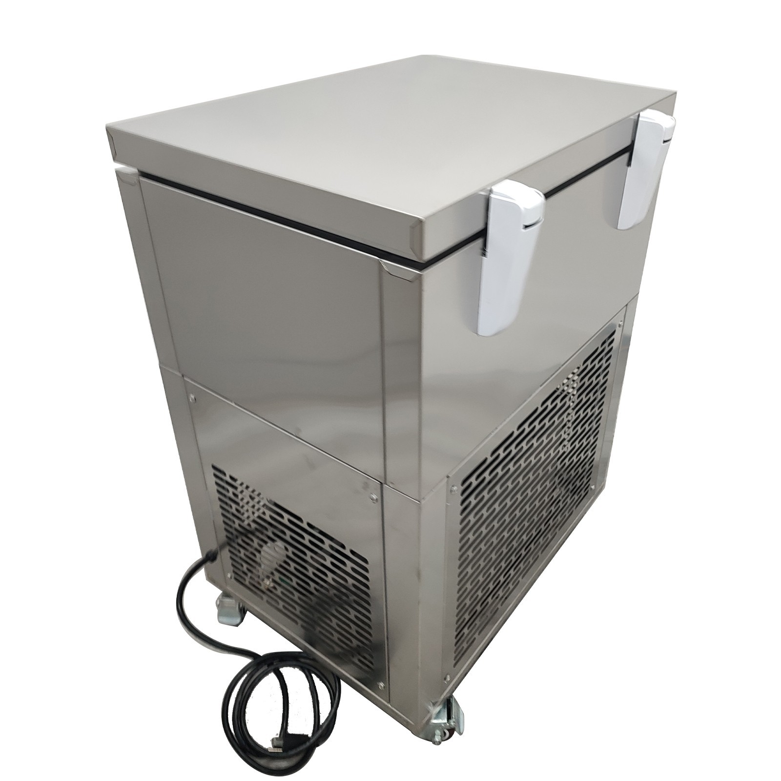 6 Buckets Snow Ice Making Machine Automatic Cylindrical Air Cooling Commercial