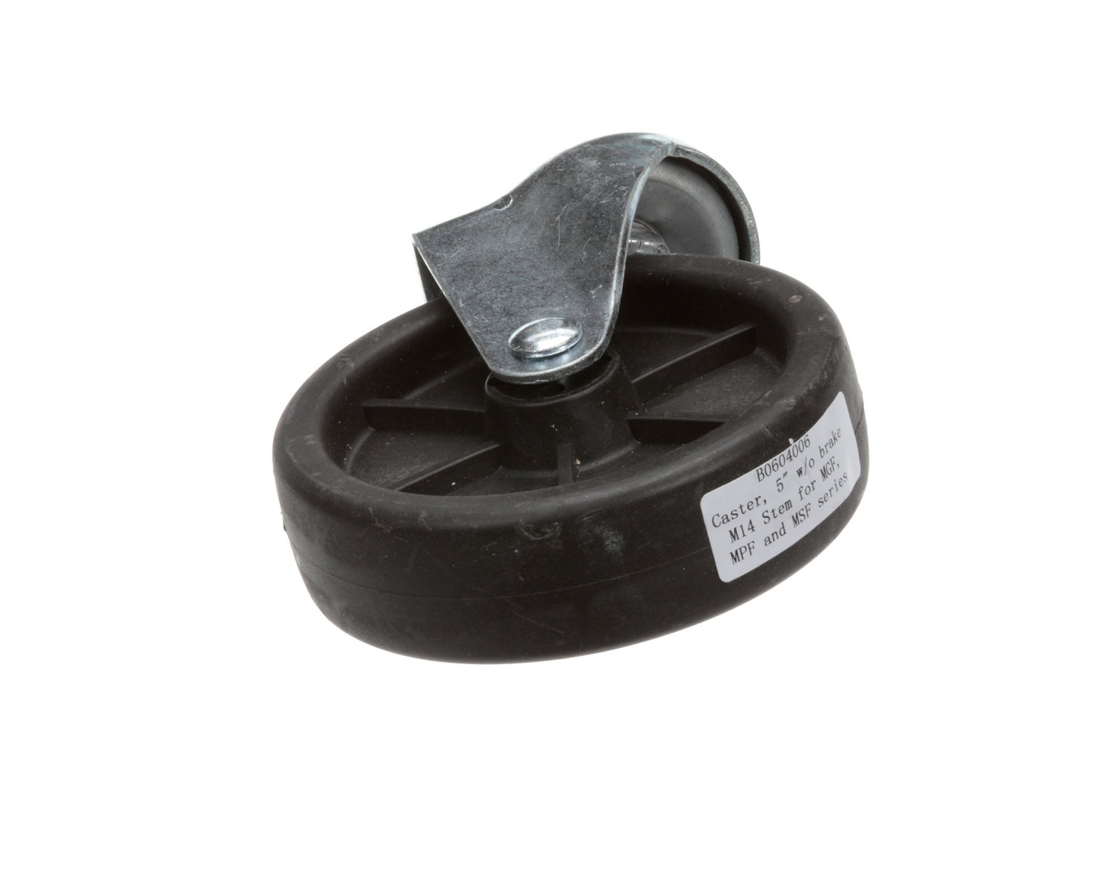 Atosa Caster, 5 Without Brake M14 Stem B0604006 – Free Shipping + Geniune OEM