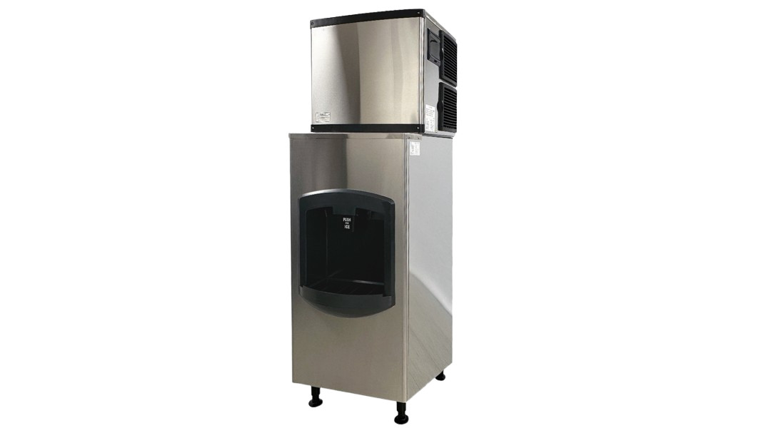 350lb/ 24H Commercial Ice Maker Dispencer Machine w/ 275LBS Storage Bin