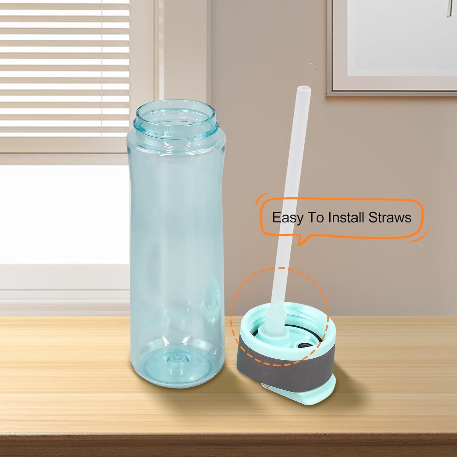 Replacement Straws Compatible with Contigo Ashland 2.0 Leak-Proof 24oz 32oz