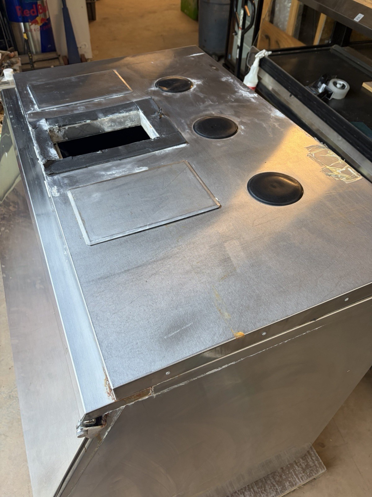 Scotsman BH801S-A Stainless Steel Ice Storage Bin Container Box 580 Lb Capacity