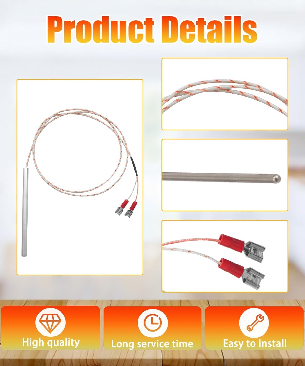 Replacement Temperature Probe for Commercial Ovens Vulcan Hart 353589-1 USA