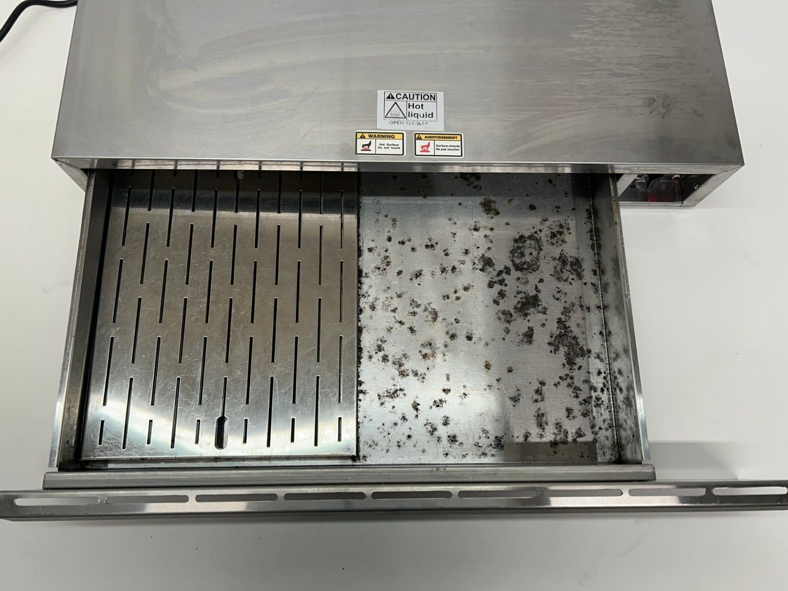 APW Wyott Standex SPTU-50N Commercial Food Hotdog Bun Warmer Thermo Drawer