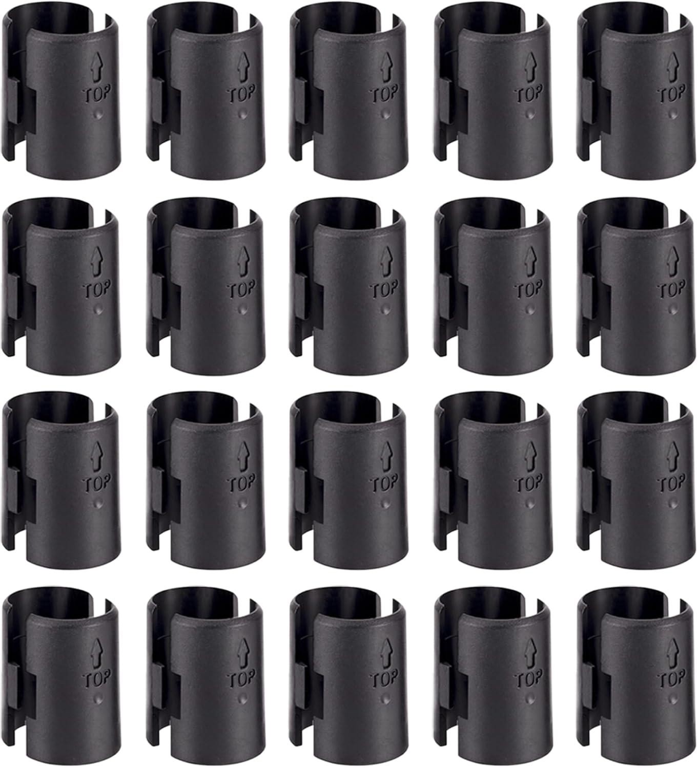 Wire Shelf Clips,40-packs Wire Shelving Shelf Lock Clips for 1″ Post- Shelving