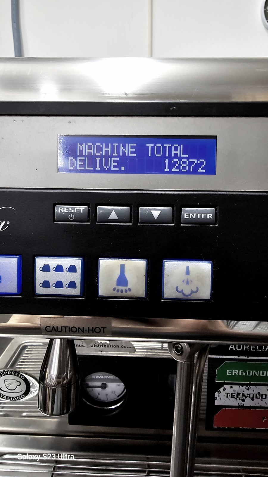 Nuova Simonelli Aurelia Digit 2 Group Automatic Programmable Espresso Machine