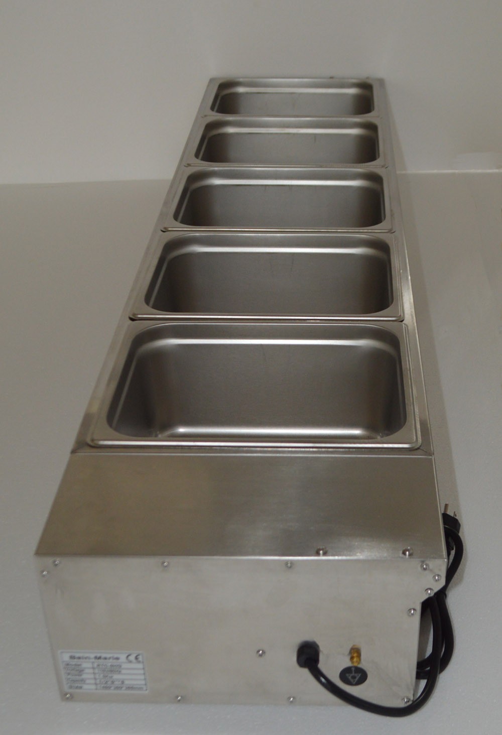 5*1/2 size 6″ deep Pans Countertop Commercial Buffet Food Warmer 2HP