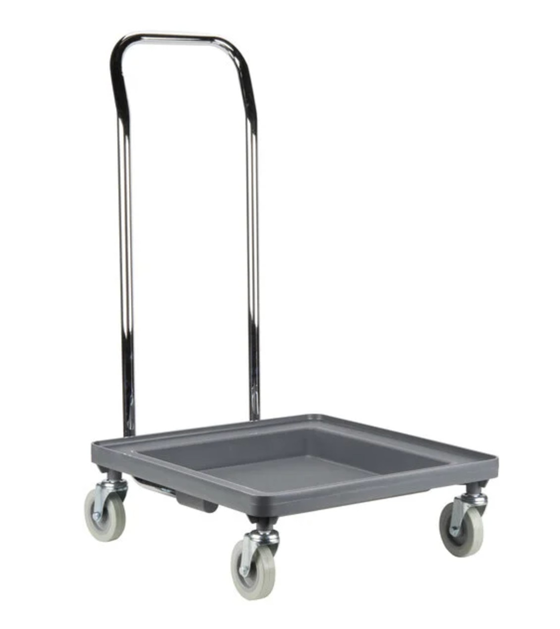 Commercial Dishwasher Plastic Dish Glass Rack Tray Shelf Cart Dolly 36″ Handle