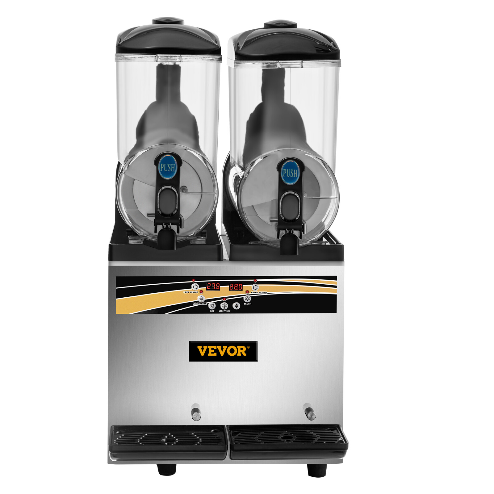 Commercial Slush Machine Professional Frozen Drink Maker Large Long Usage Cycle