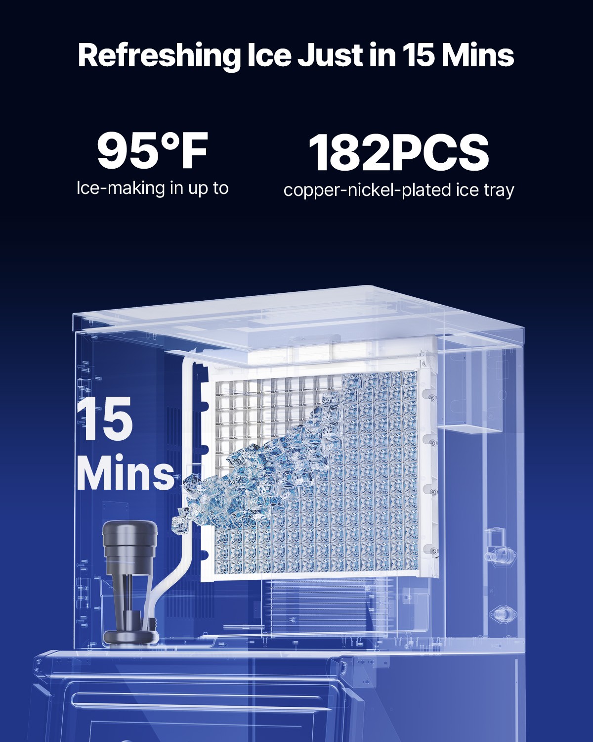VEVOR Commercial Ice Maker Machine – Head 650 lbs/Day Self-Cleaning Ice Maker
