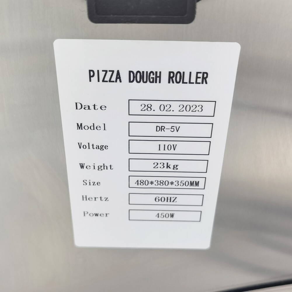 Open Box!! Electric Pizza Cake Dough Roller Sheeter Pastry Press Making Machine