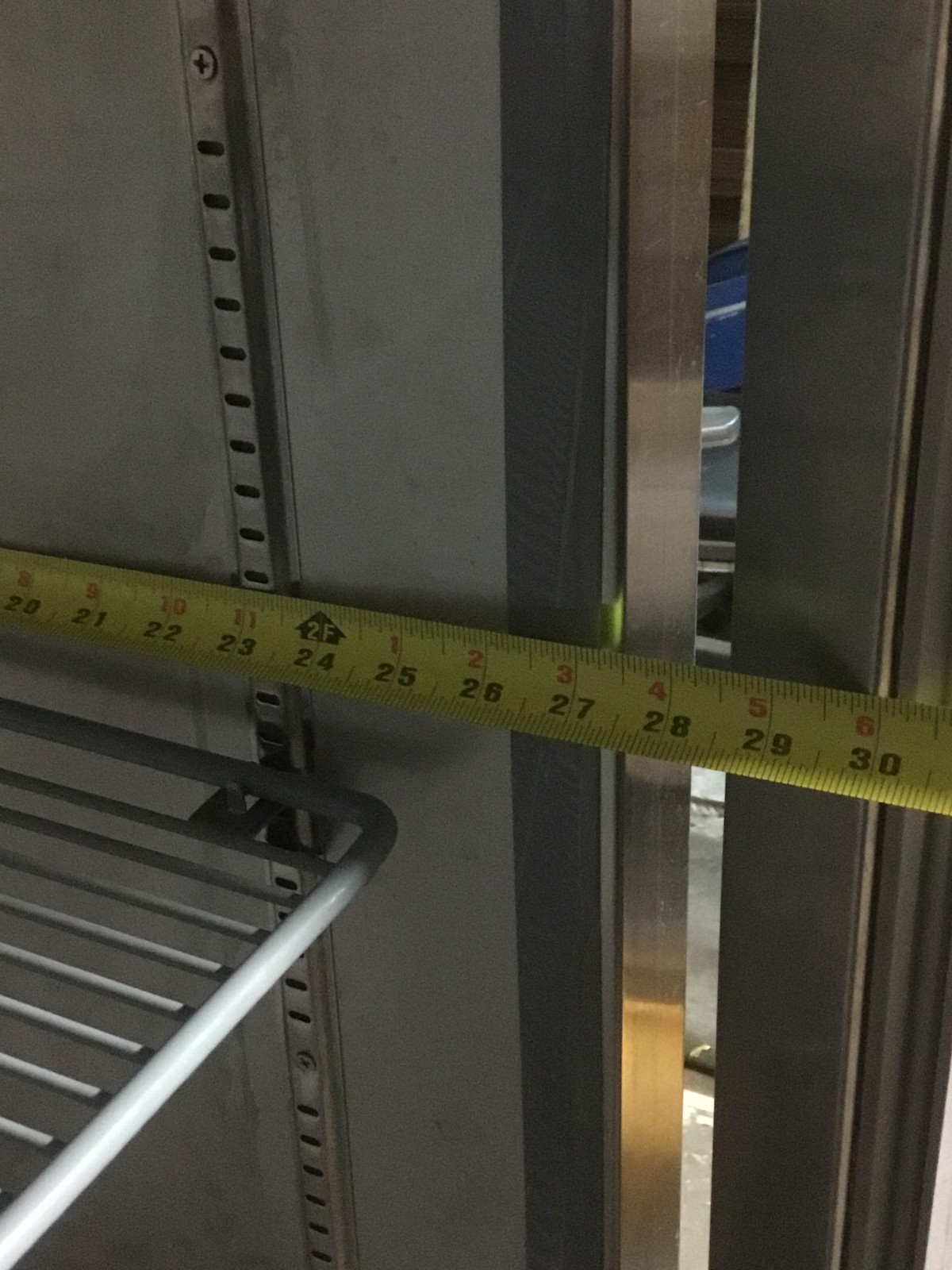 KoolMore RIF-1D-SS Reach-In Freezer 23 Cu Ft Powers On No Cool AS_IS FOR PARTS