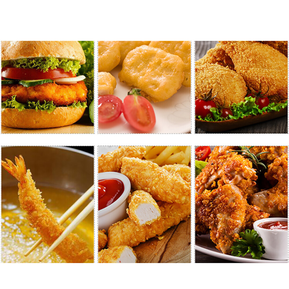 Commercial Breading Table Fried Food Prep Fry Chicken Work Table Breader Station