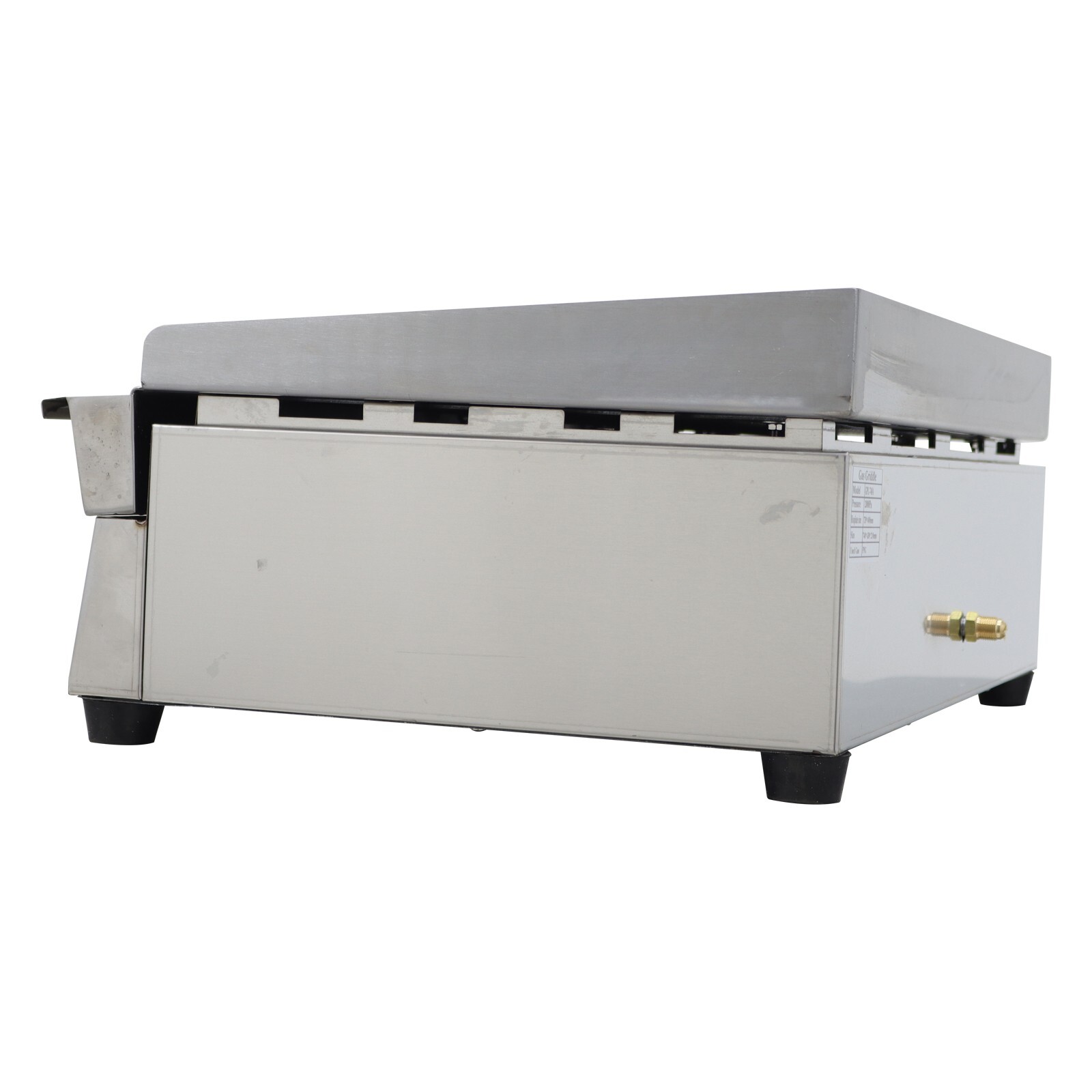 29*16 inch Natural Gas Commercial Kitchen Countertop Flat Griddle Grill