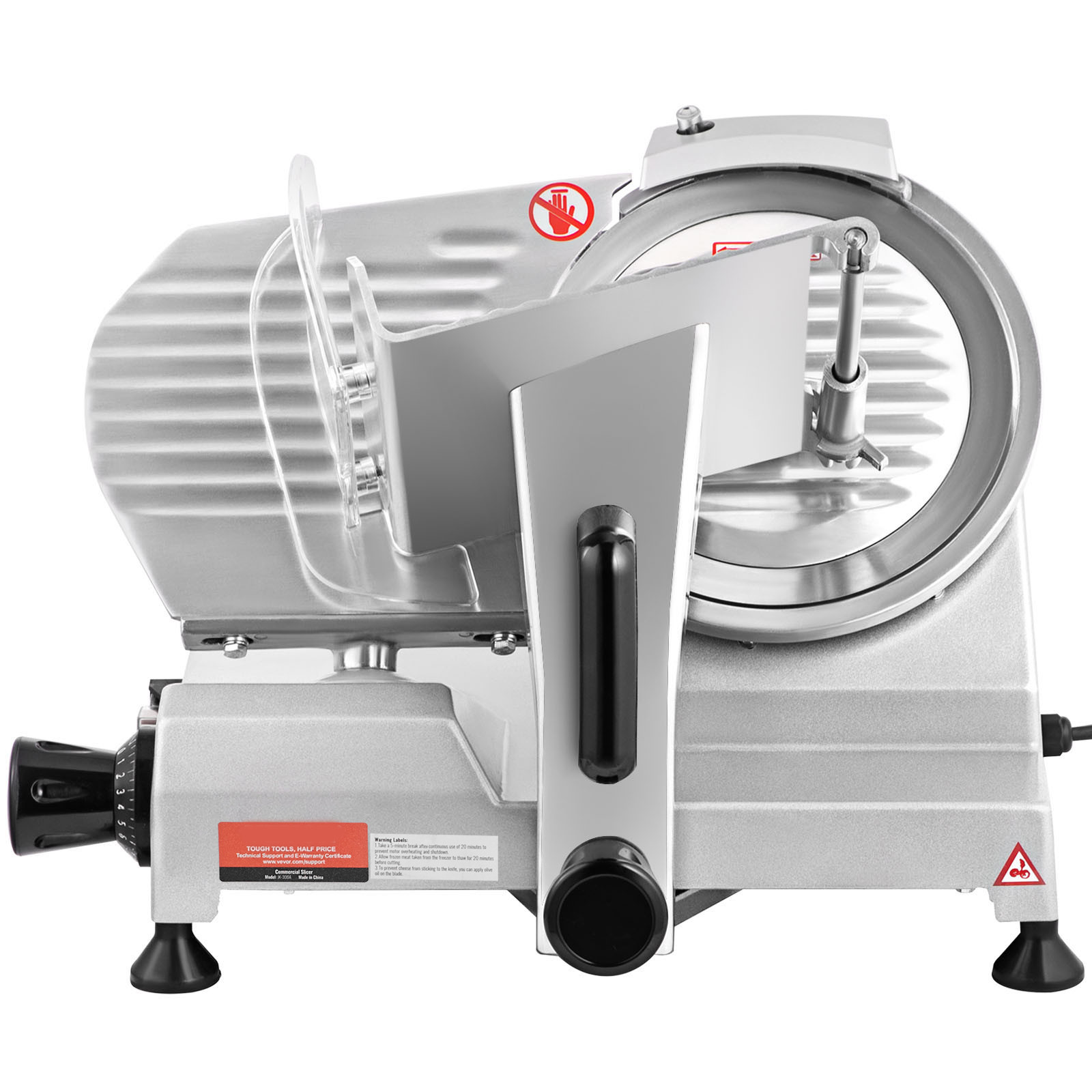 VEVOR Commercial 8″ Electric Meat Slicer Deli Food Cheese Slicer Cutter 200W