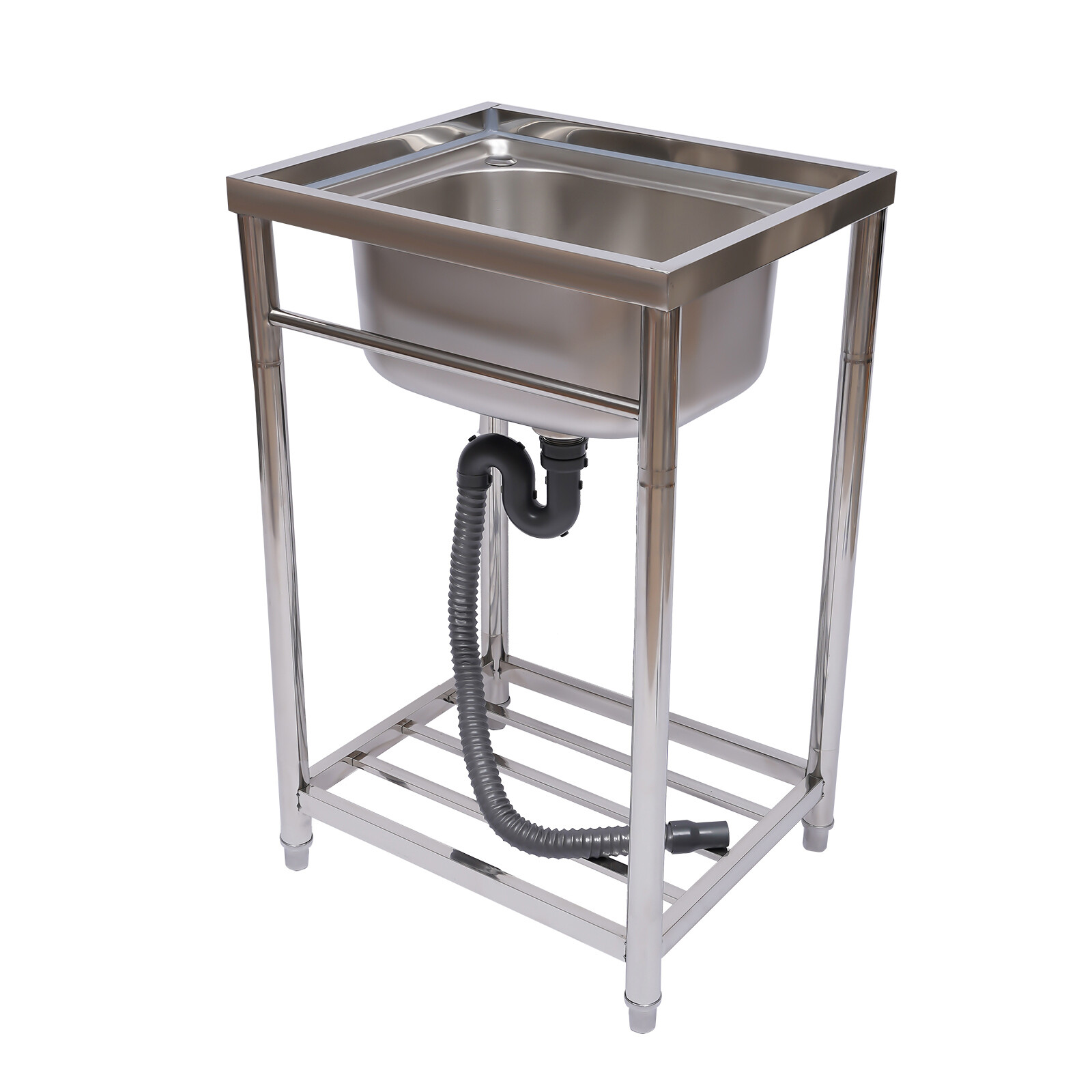 Commercial Kitchen Sink Free Standing Stainless Steel Catering Washing Bowl