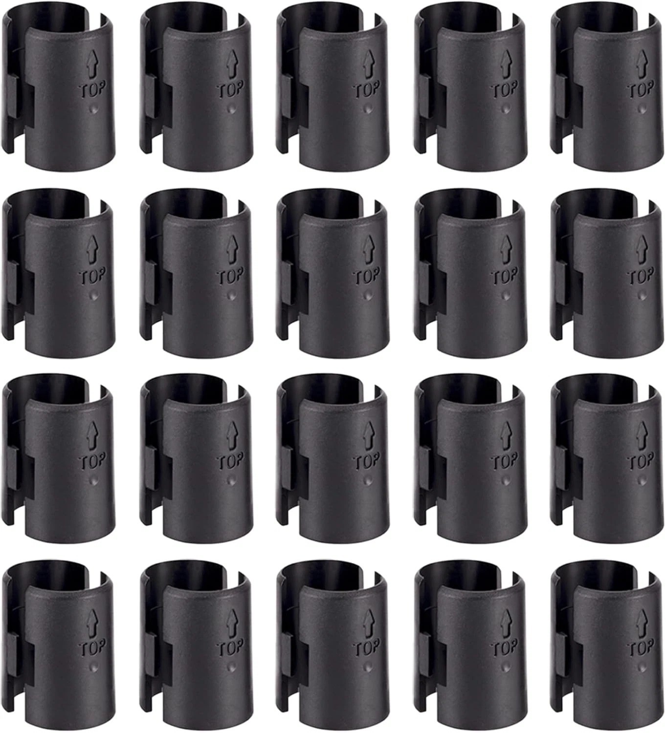 Wire Shelf Clips,40-Packs Wire Shelving Shelf Lock Clips for 1″ Post- Shelving S