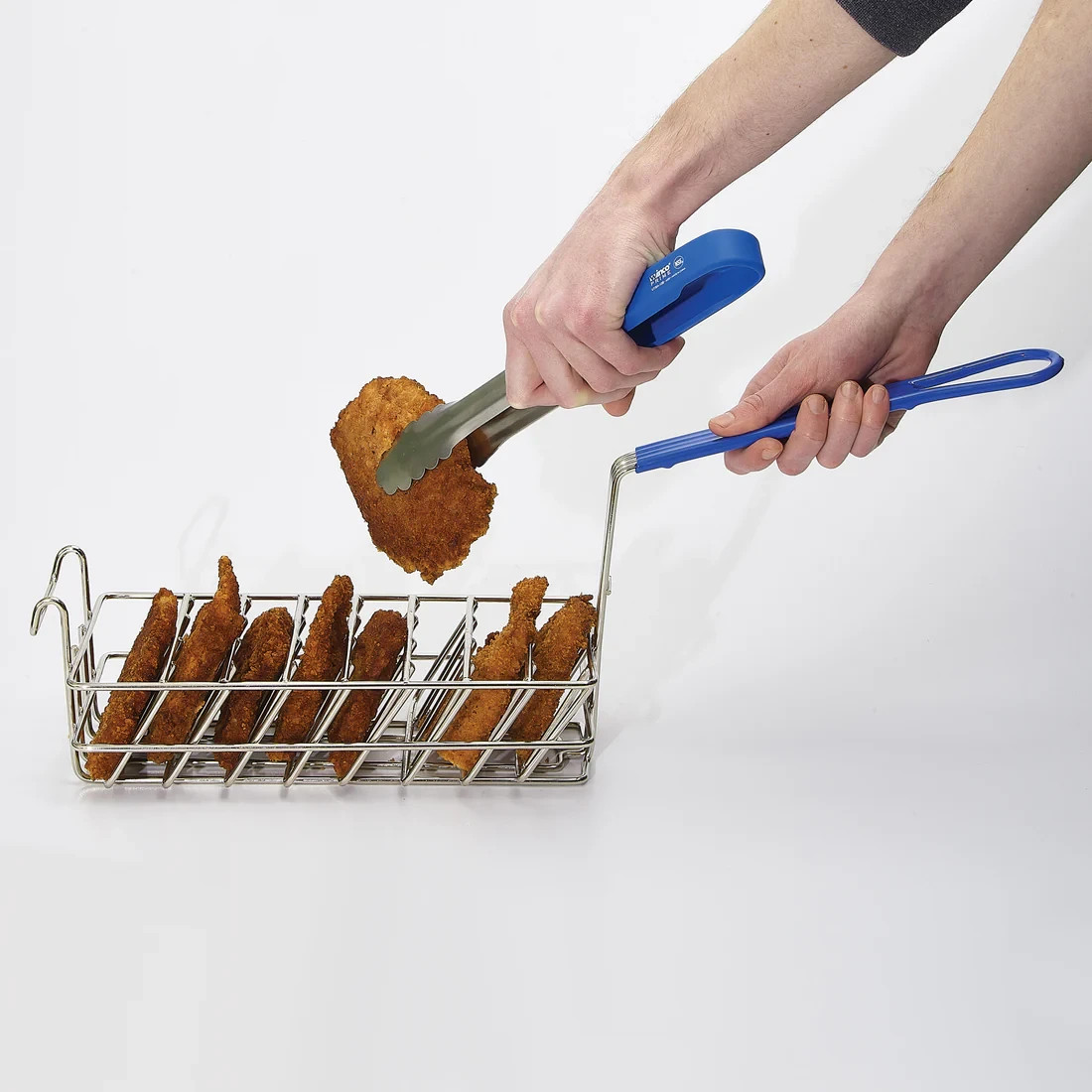 CKCF-BSK Specialty Fry Basket 8 Slot Stainless Steel Kitchen Tool Durable