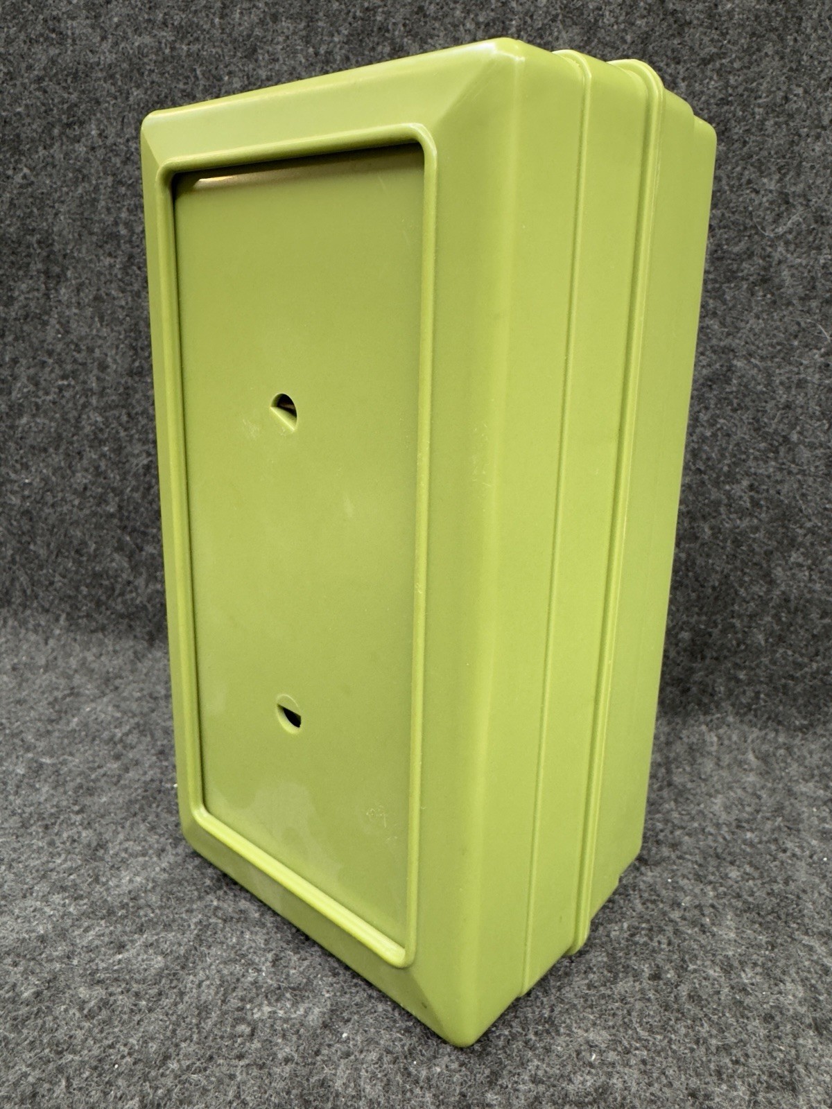 Vintage Napkin Dispenser ~ Avocado Green ~ Orchard Paper Products Los Angeles CA