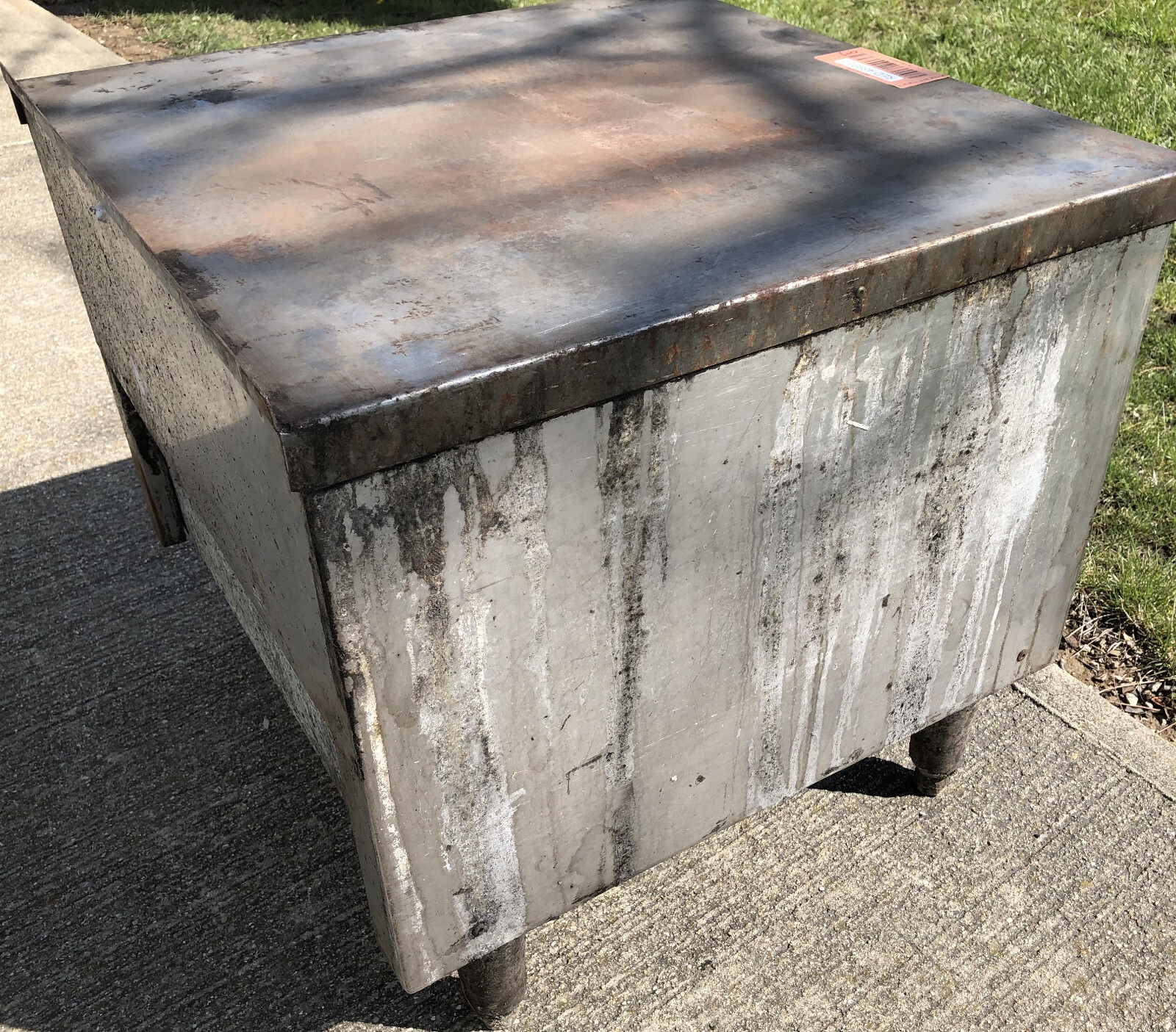 Steel Commercial Equipment Stand Table 24x24x22h
