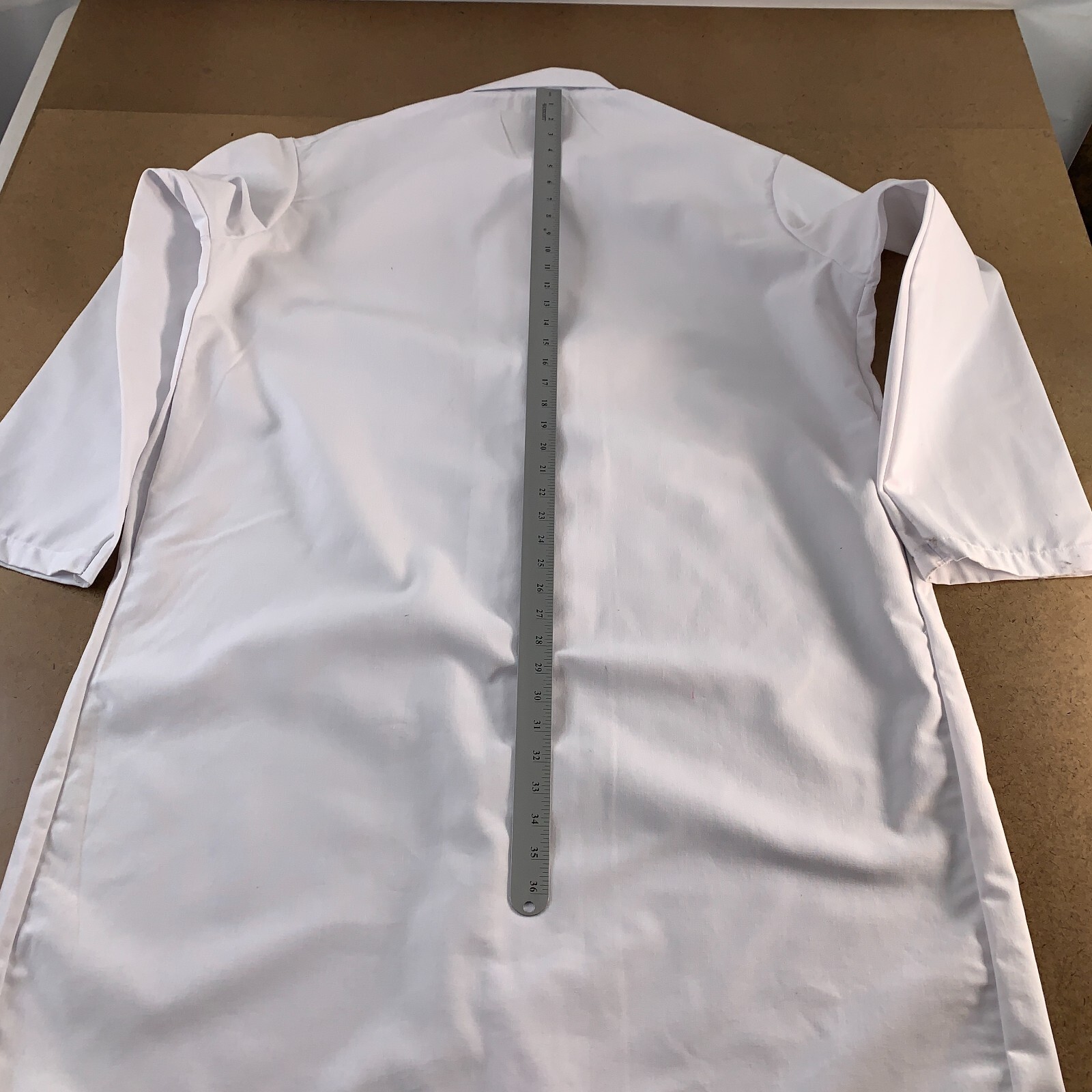 UniWear by UniFirst Adult 52 Regular White Polyester Butcher Coat 502607 New