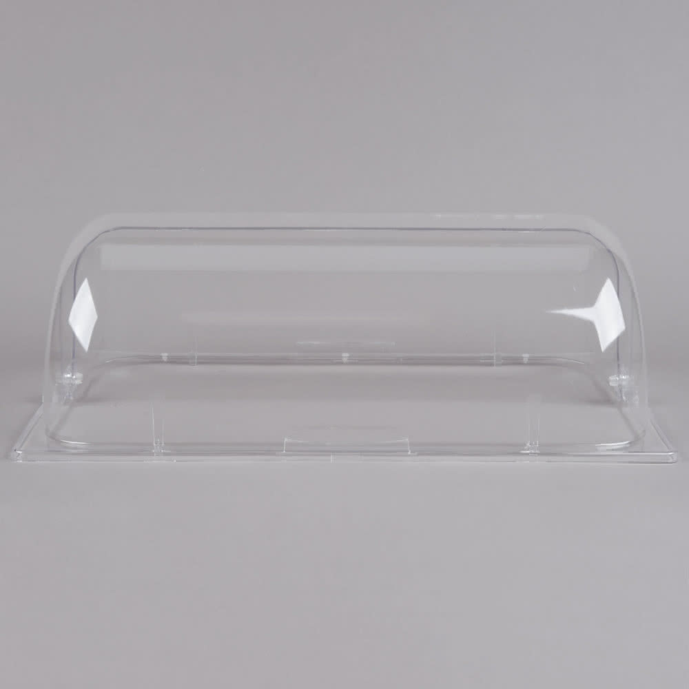 3 PACK Full Size Roll Top Chafing Dish Clear Plastic Pan Display Cover Chafer