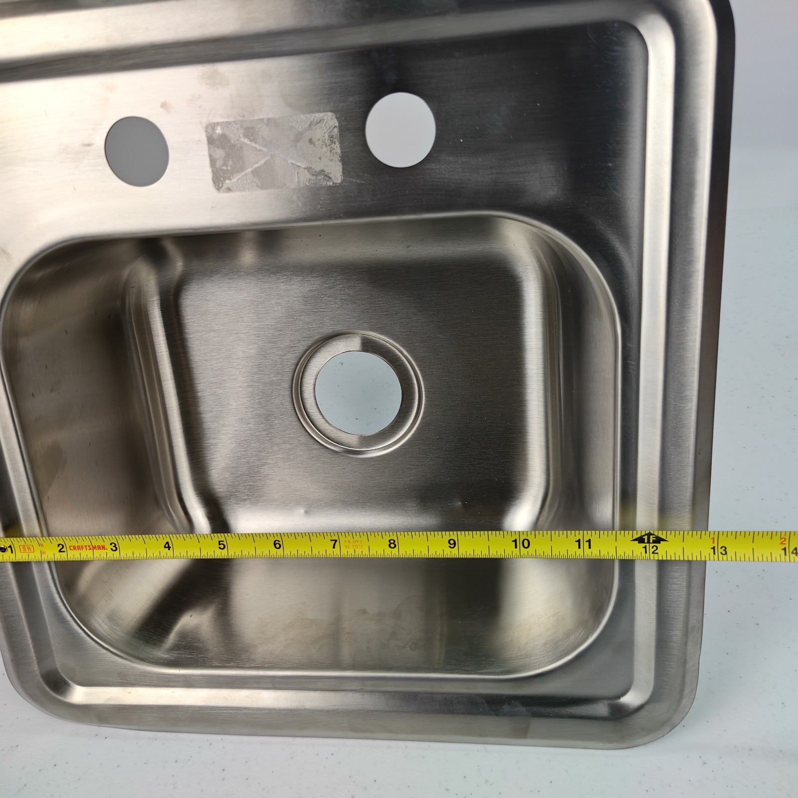 Mini 13″ x 13″ Stainless Steel Commercial Grd Drop-In Hand Sink GSW USA HS-0810I
