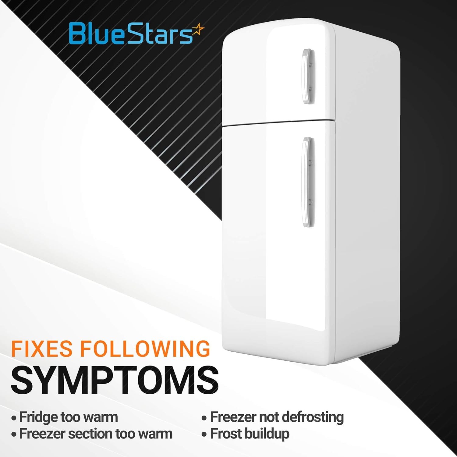 BlueStars Upgraded WR51X10055 Refrigerator Defrost Heater As pictured