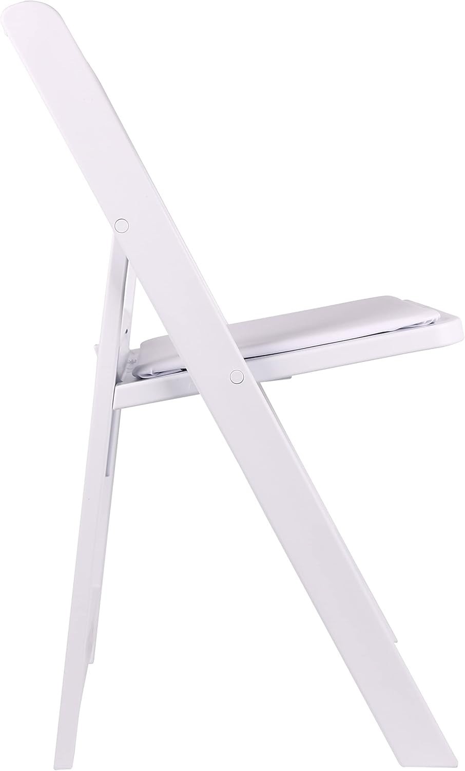 Lightweight Resin Folding Chairs with Padded Seat for Events & Dining