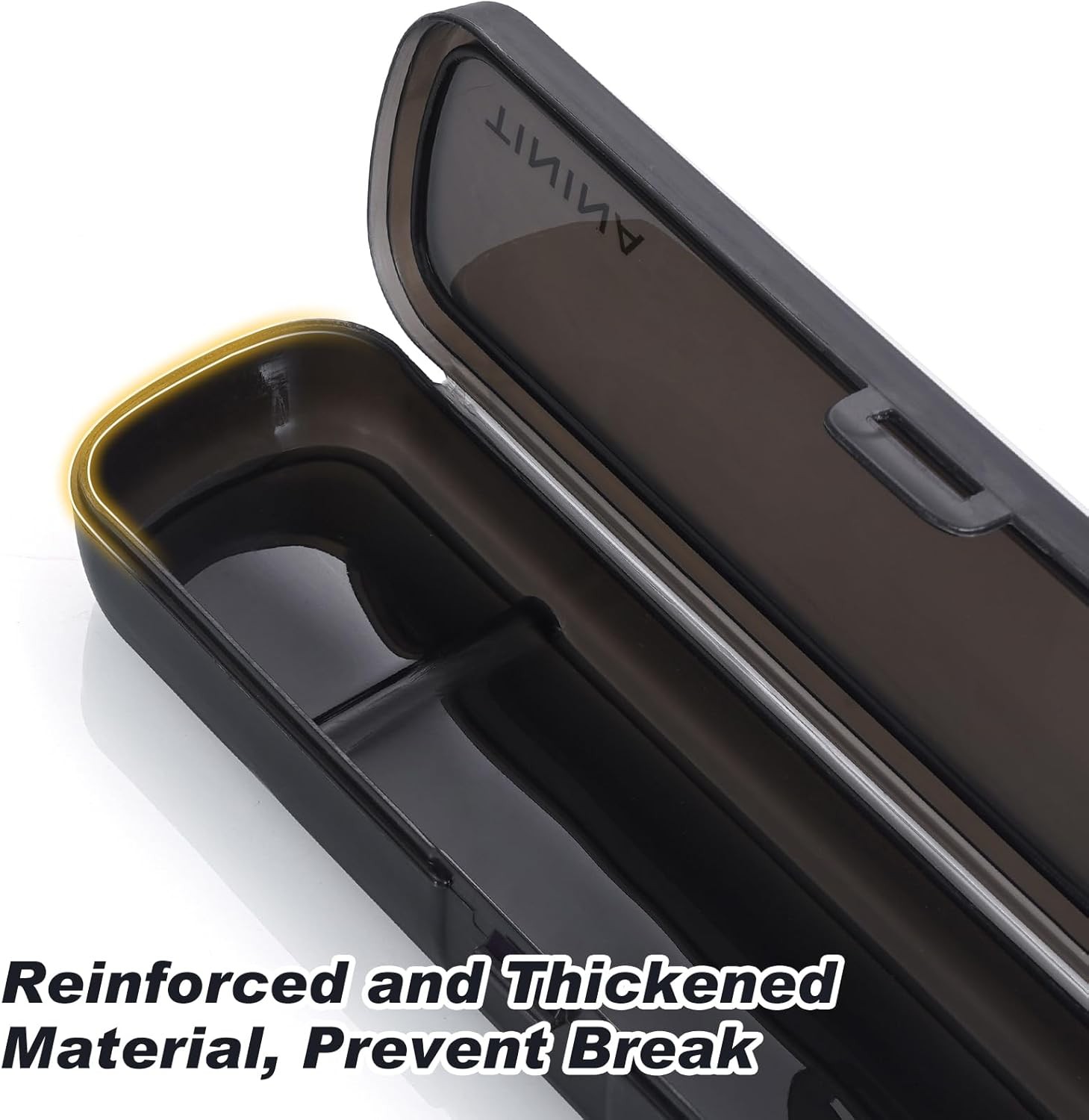 Travel Utensils with Case, 4-Piece Stainless Steel Portable Cutlery Set,