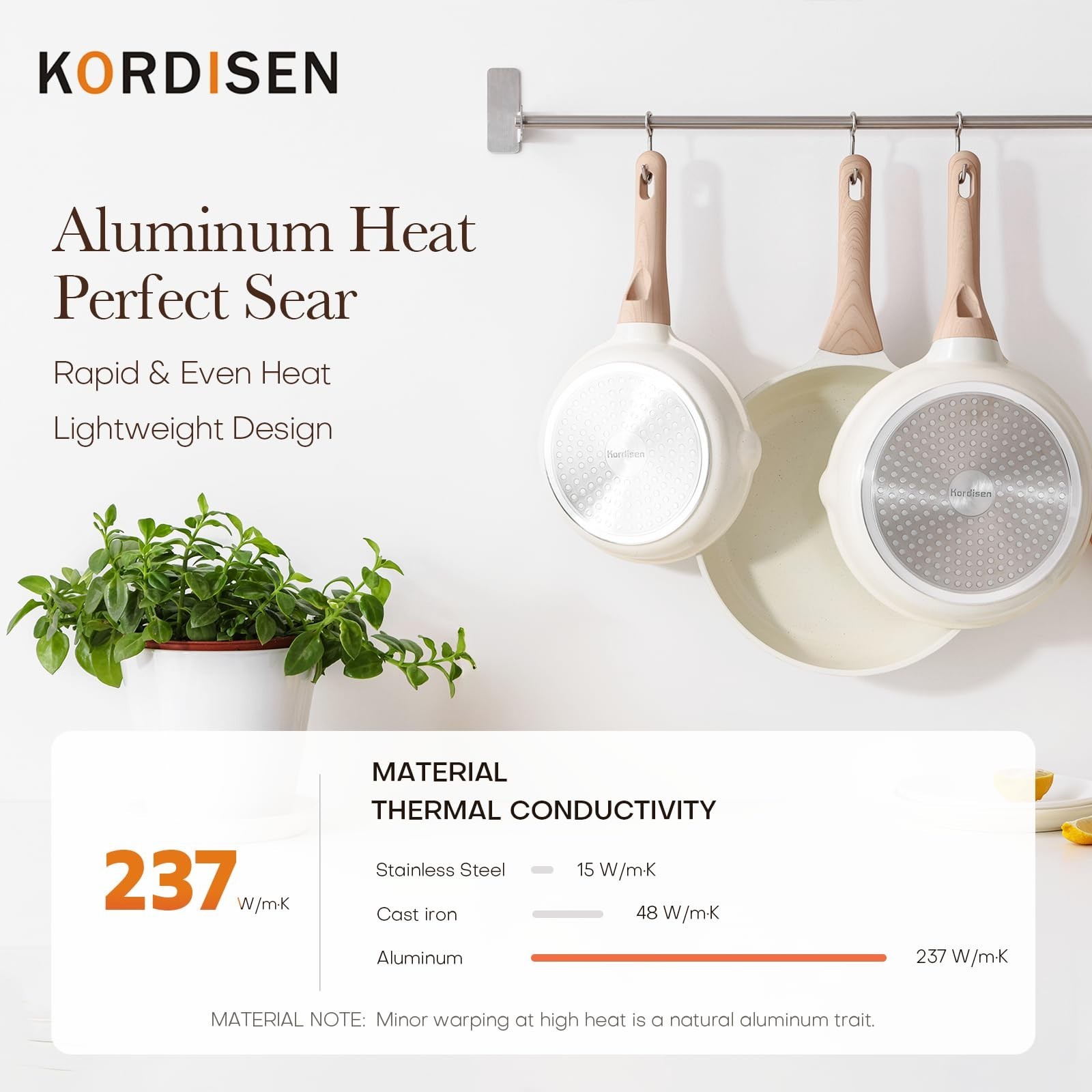 Kordisen Ceramic Non Stick Frying Pans Skillet, 8 Inch Ceramic Small Egg Pan …