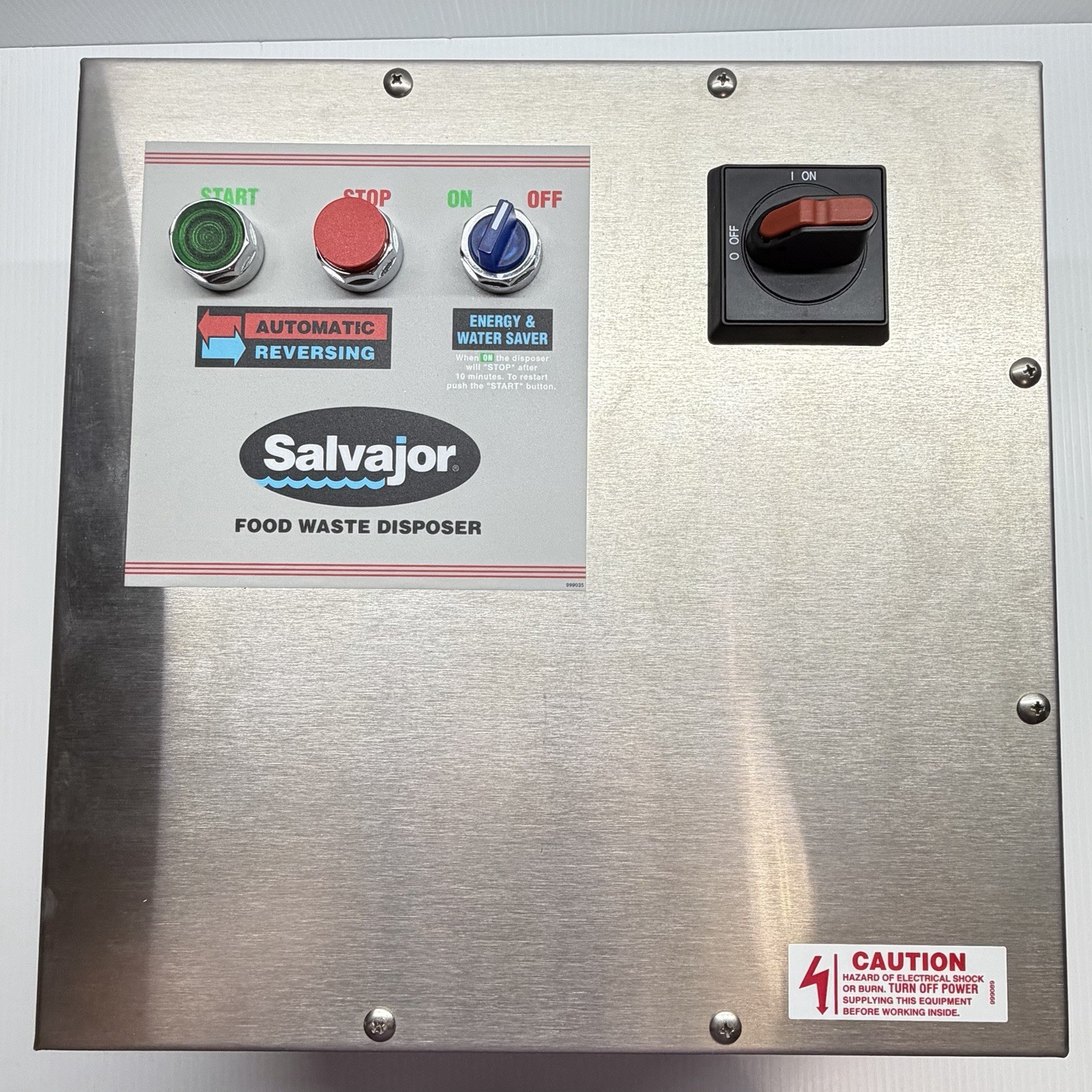 Salvajor ARSS TR Automatic Reversing Start Stop Control Panel Energy Saver NOS