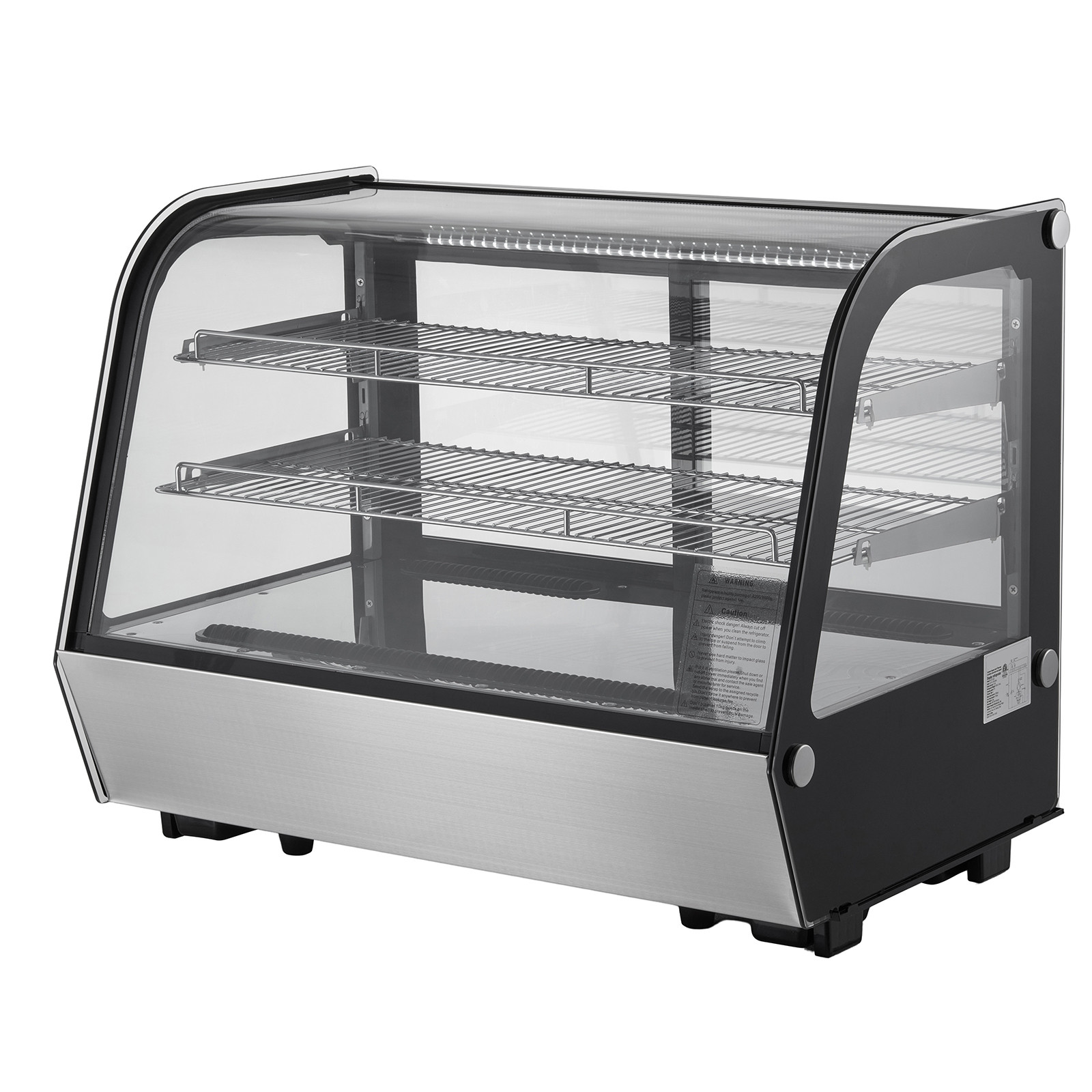 35″ Commercial Refrigerated Display Case Countertop Bakery Showcase 5 Cu.ft